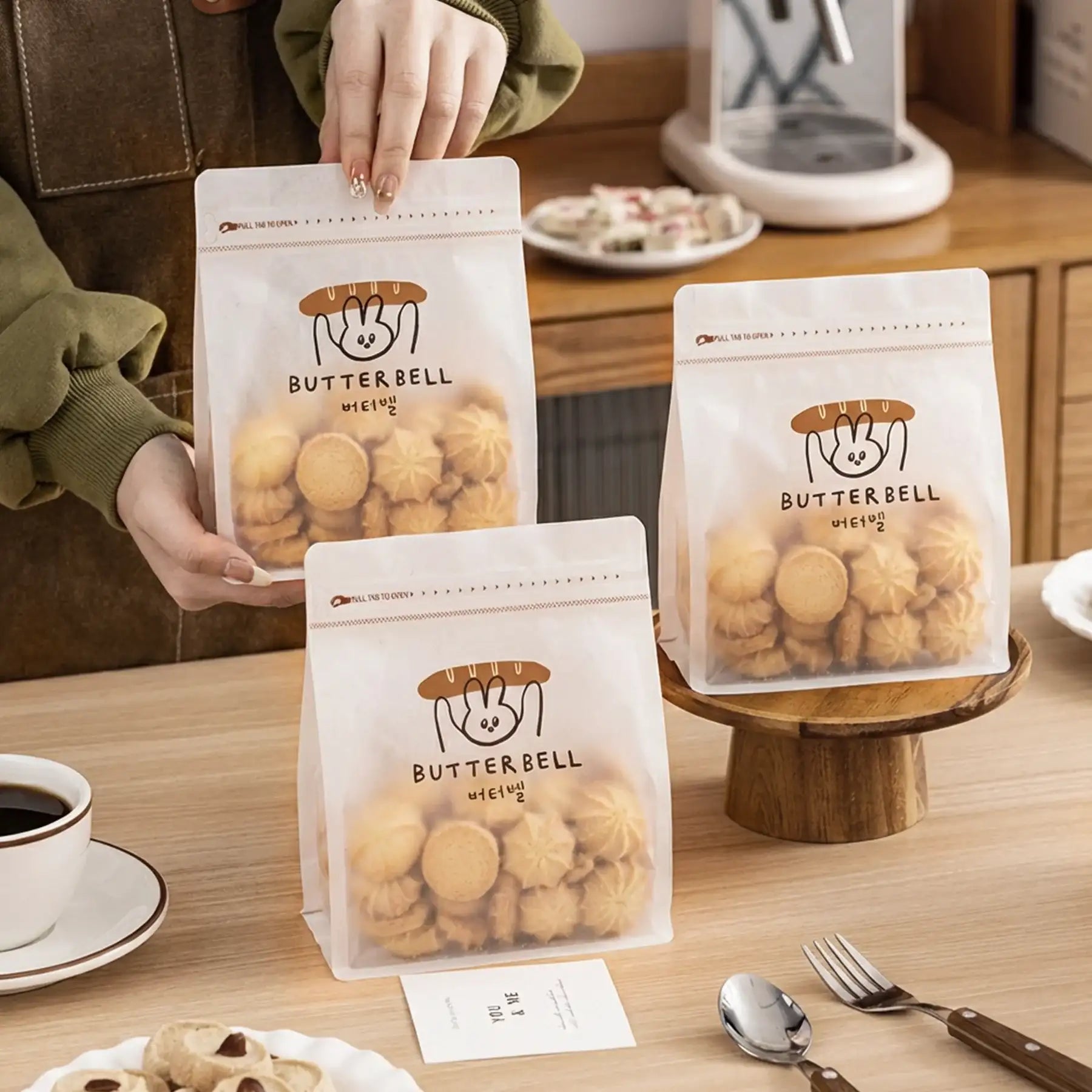 Tissue Paper Bakery Bag