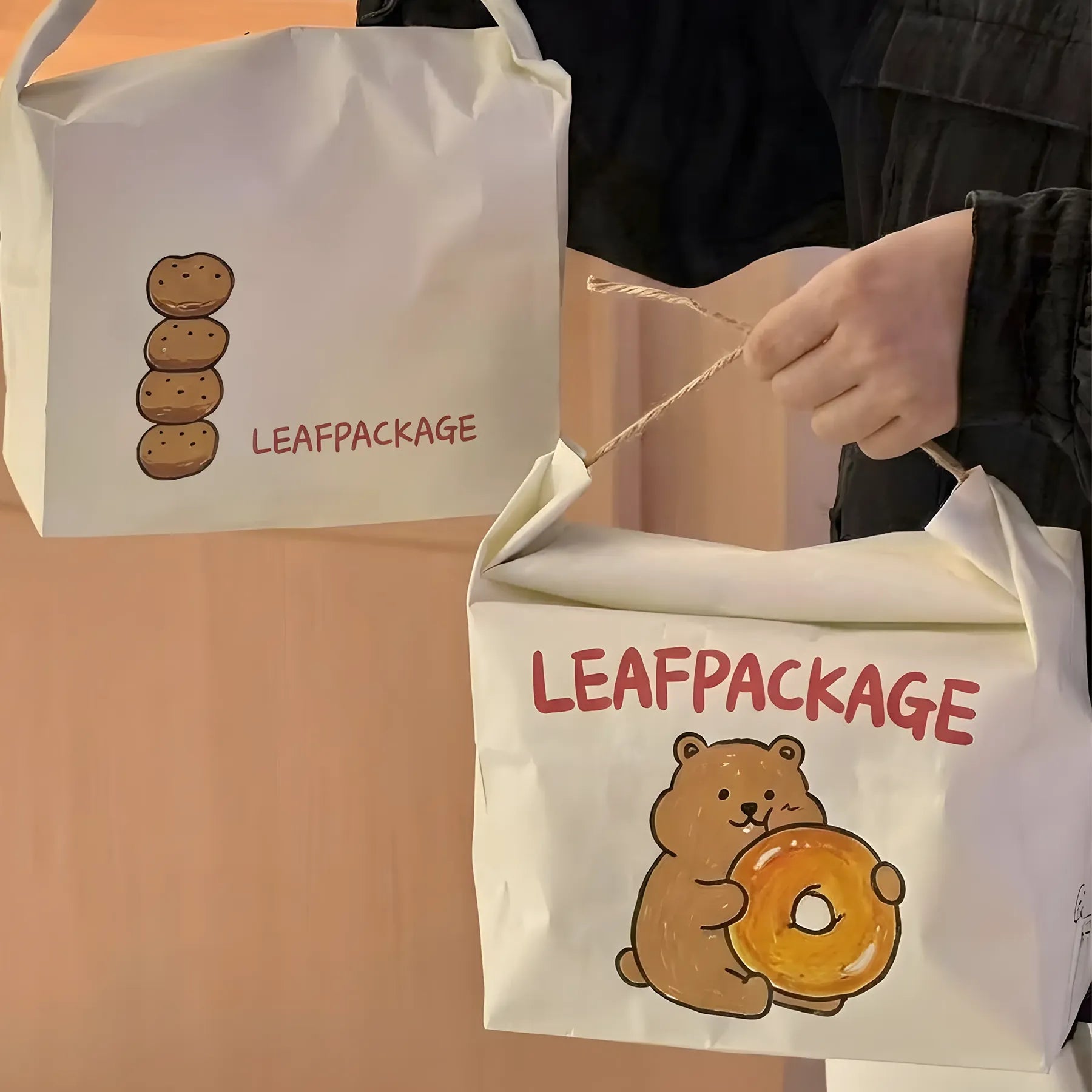 Bread Bags With Jute Handles