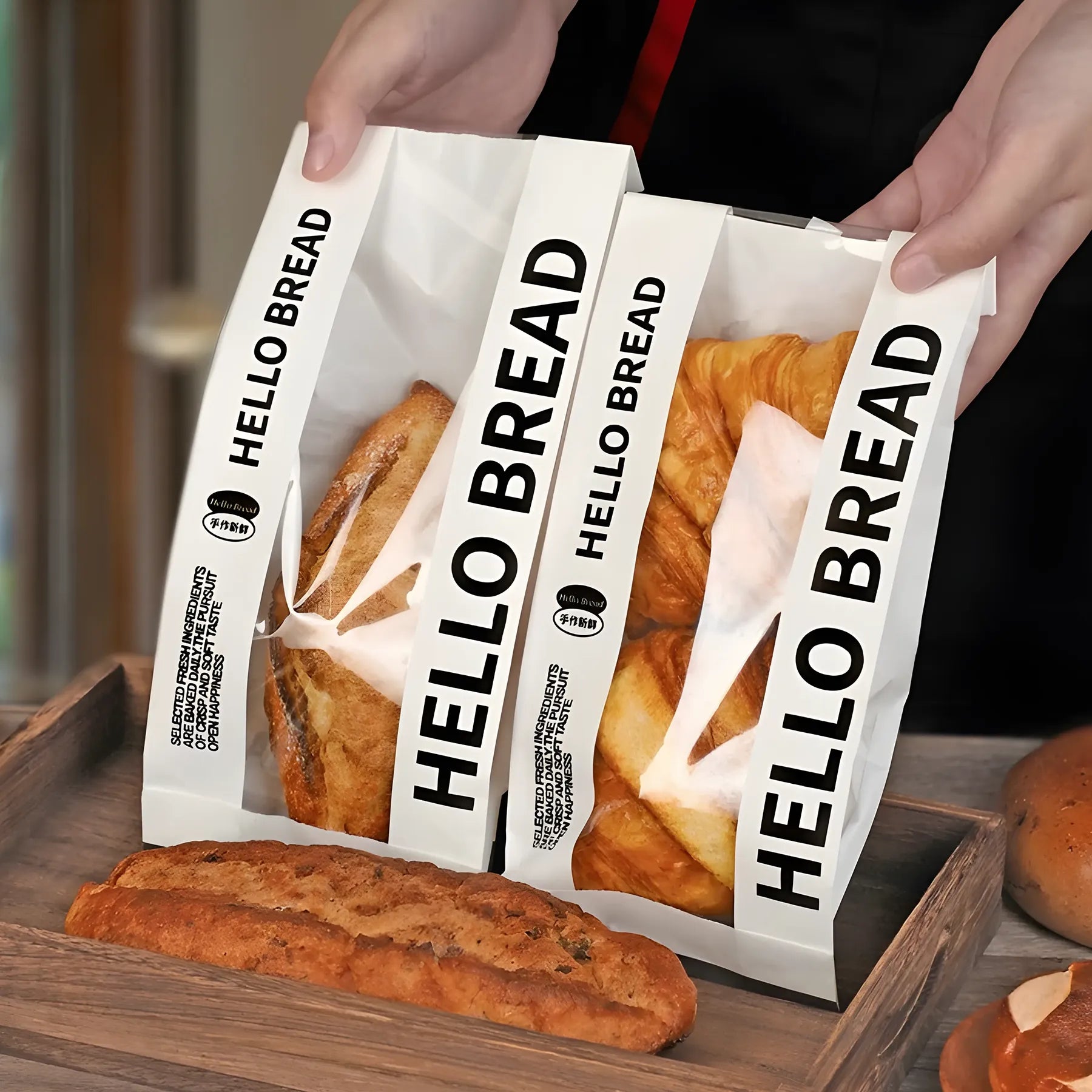 Window Paper Bread Bags