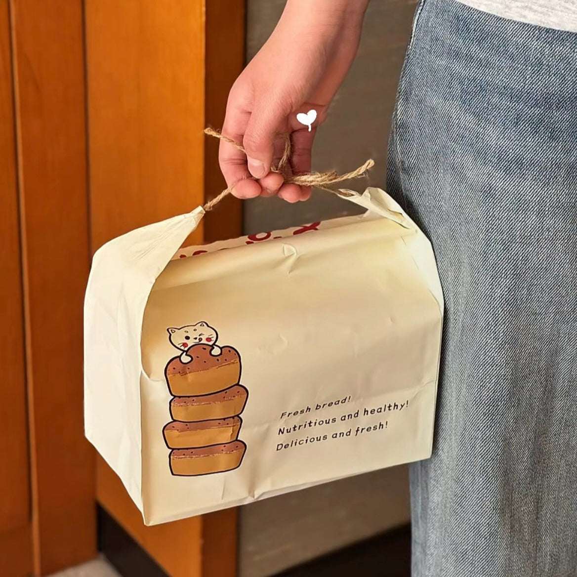Bread Bags With Jute Handles