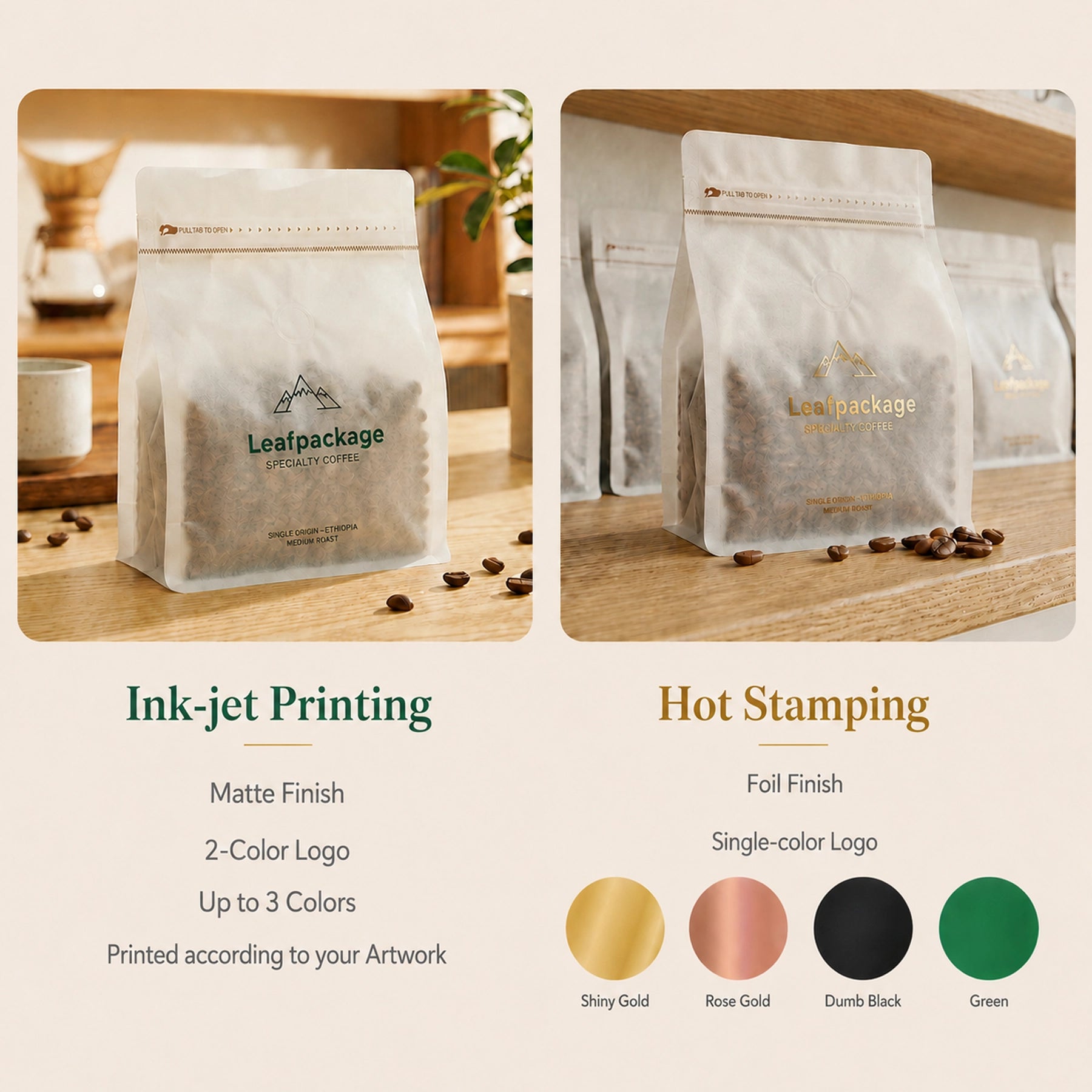 Tissue Paper Coffee Bag
