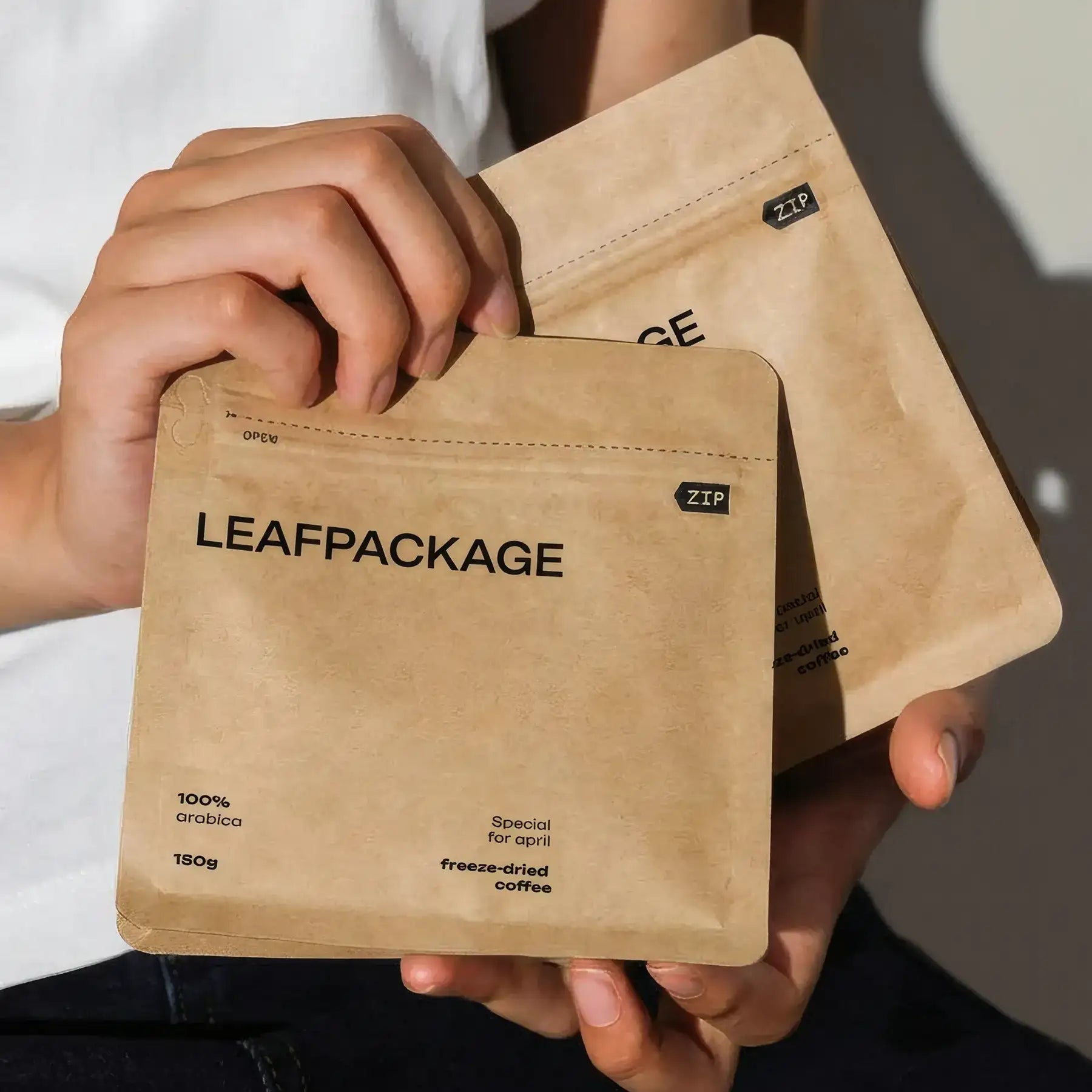 Kraft Paper Coffee Bags