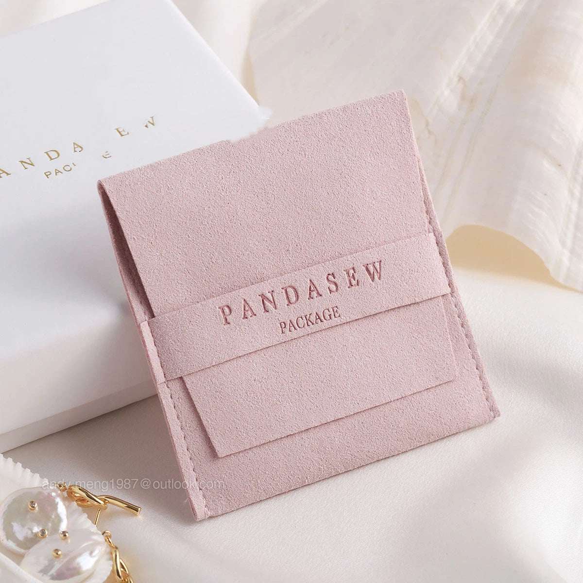 Microfiber Belt Jewelry Bag