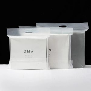 Ready-to-Ship Matte Clear Handle Mailing Bags