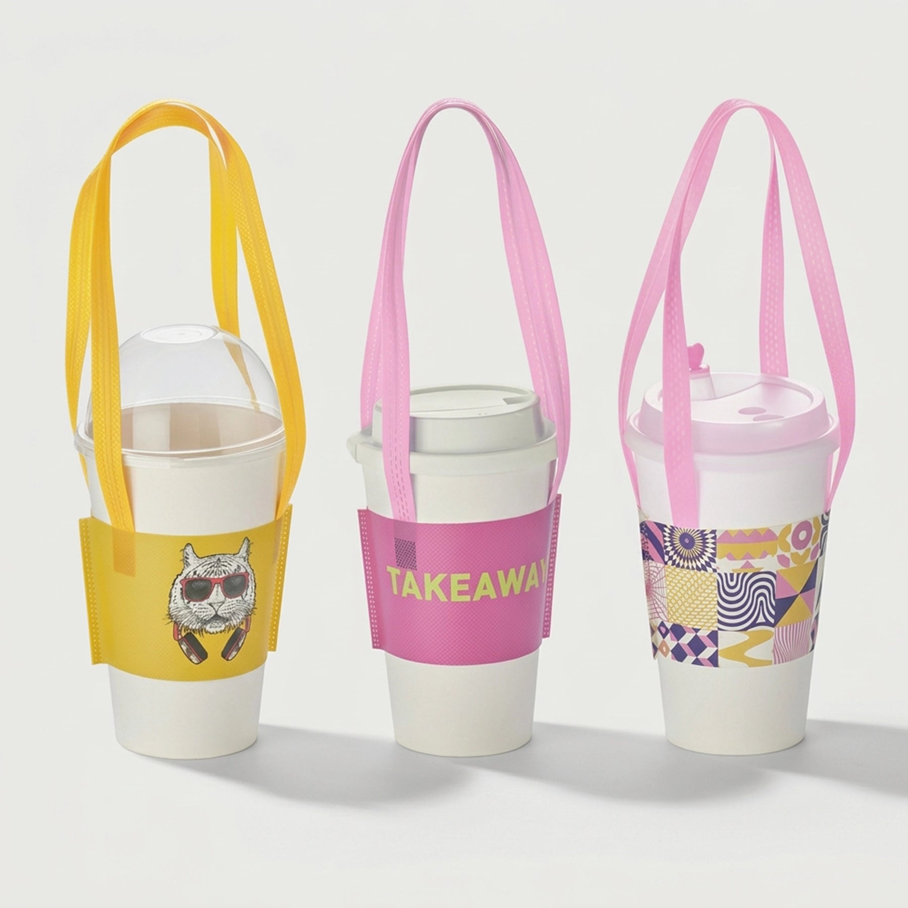 Non-Woven Cup Sleeves for Hot and Cold Cups
