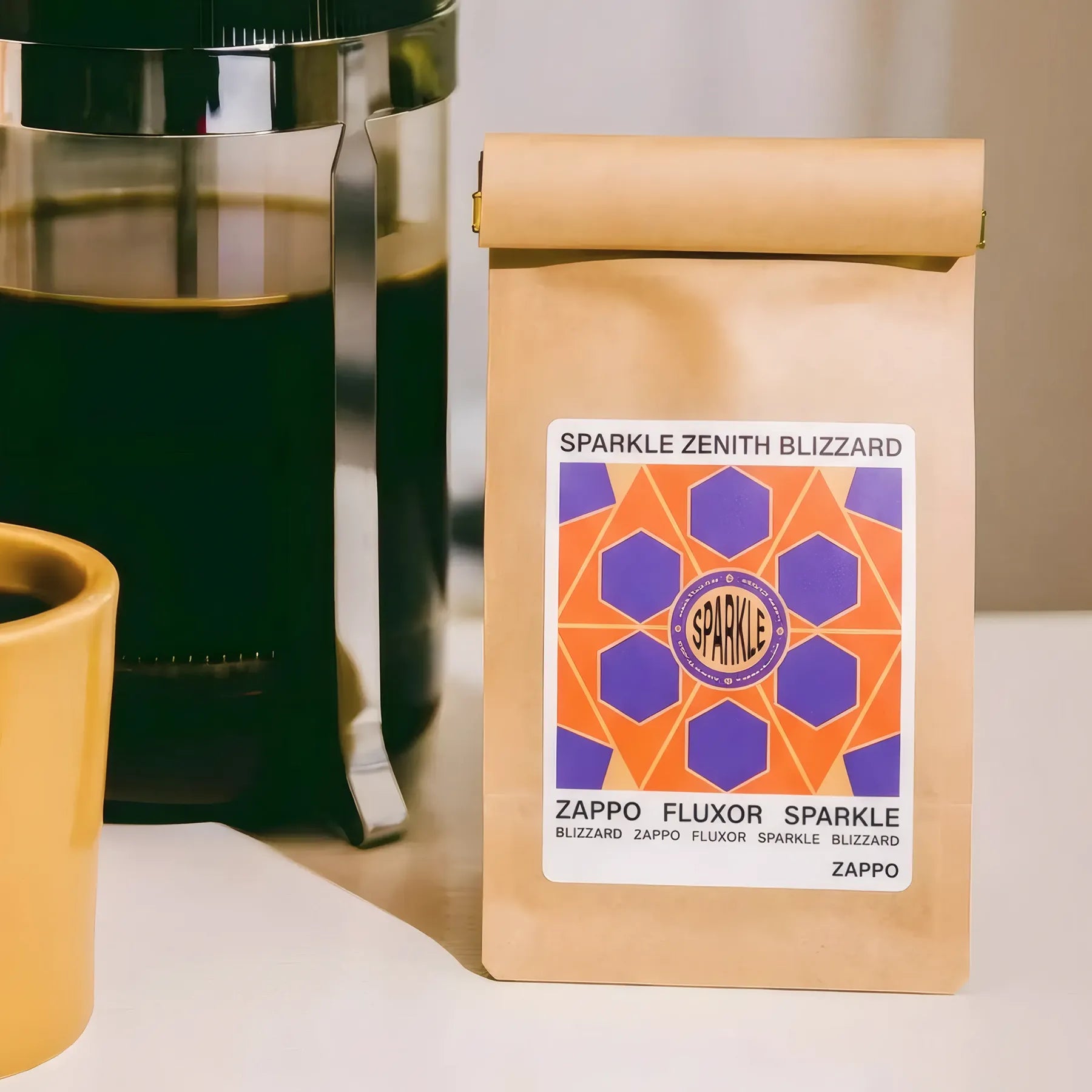 Kraft Tin Tie Coffee Bags