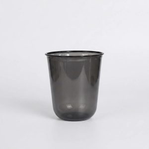 Bulk U-Shaped Black PET Plastic Cups