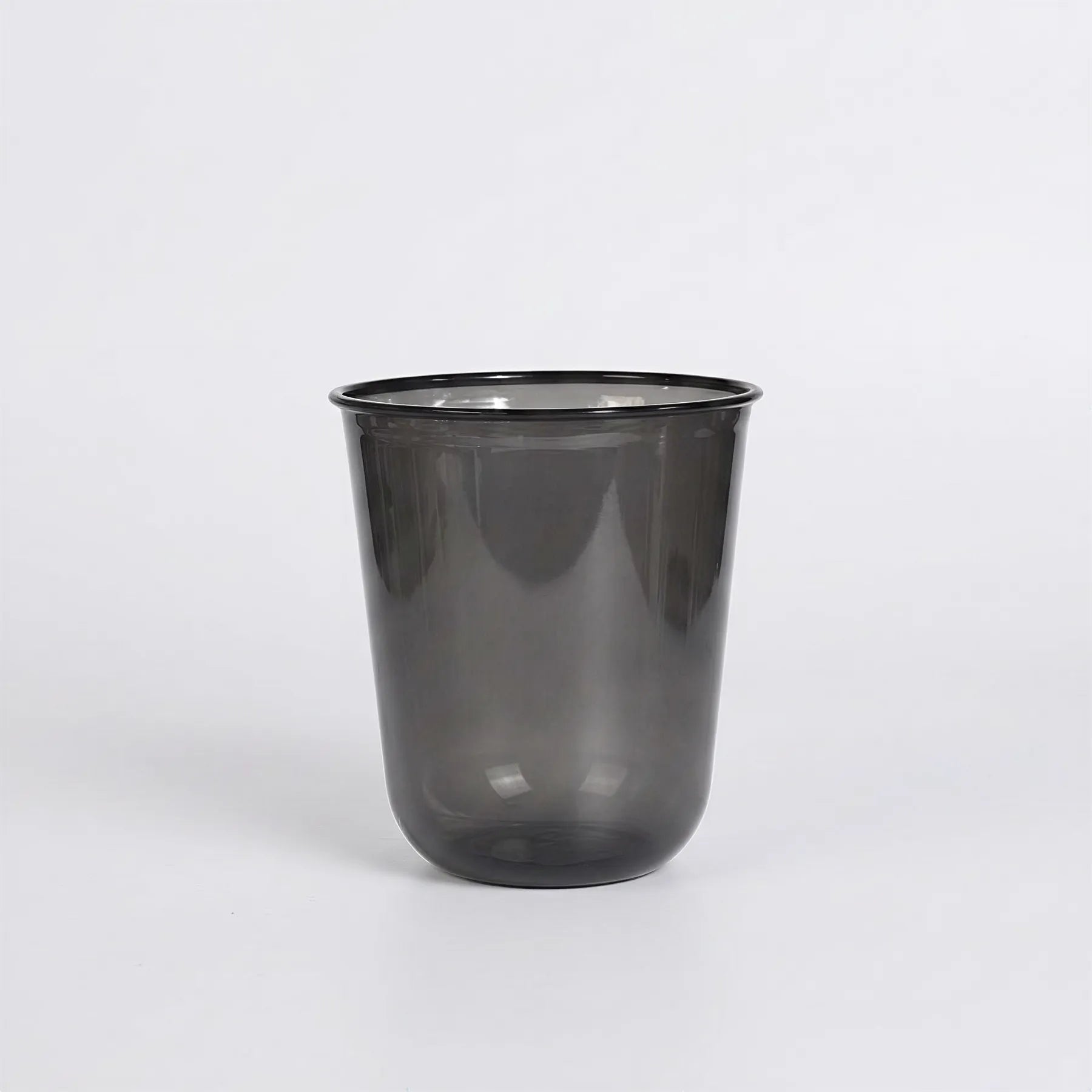 Bulk U-Shaped Black PET Plastic Cups