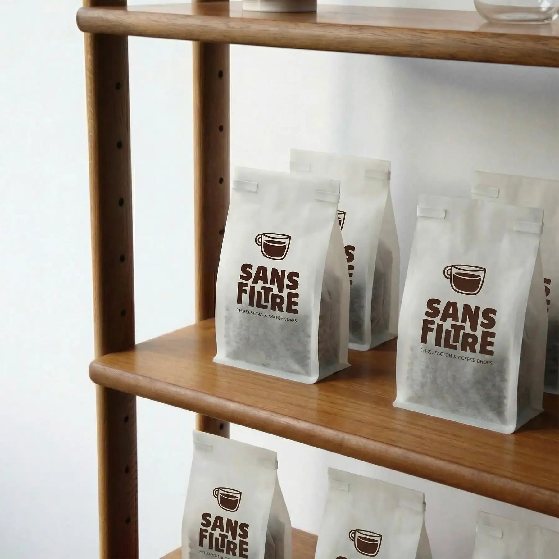 Tissue Paper Tin Tie Coffee Bags
