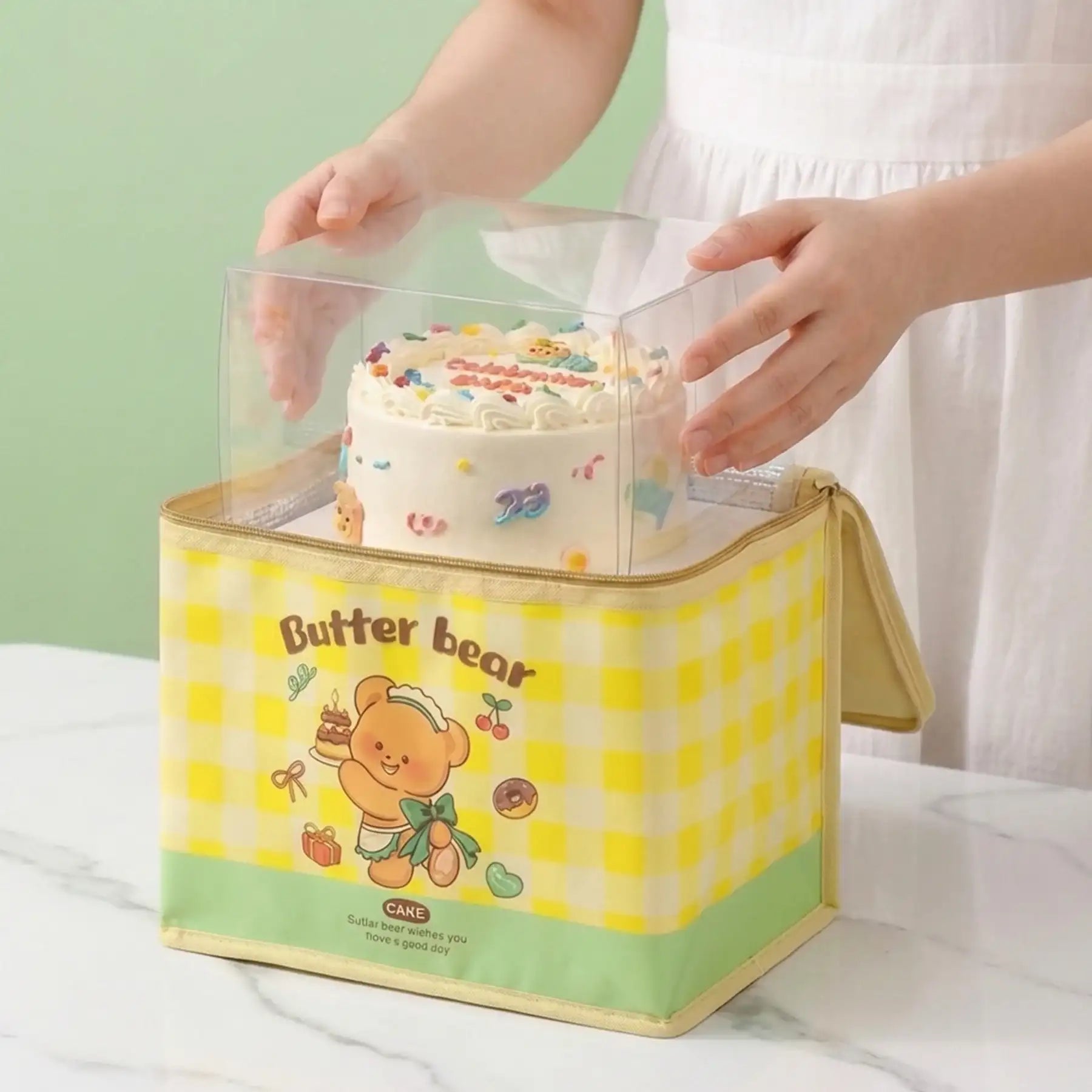 Double Layer Cake Insulated Bags