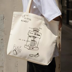 Canvas Tote Bags with Flat Bottom
