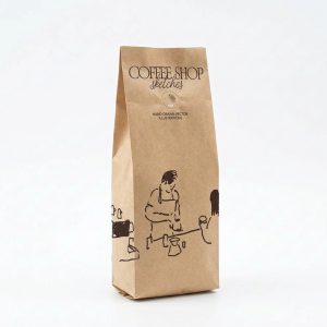 Kraft Paper Gusseted Bag