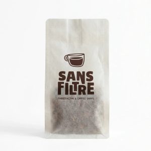 Vertical Tissue Paper Coffee Bag