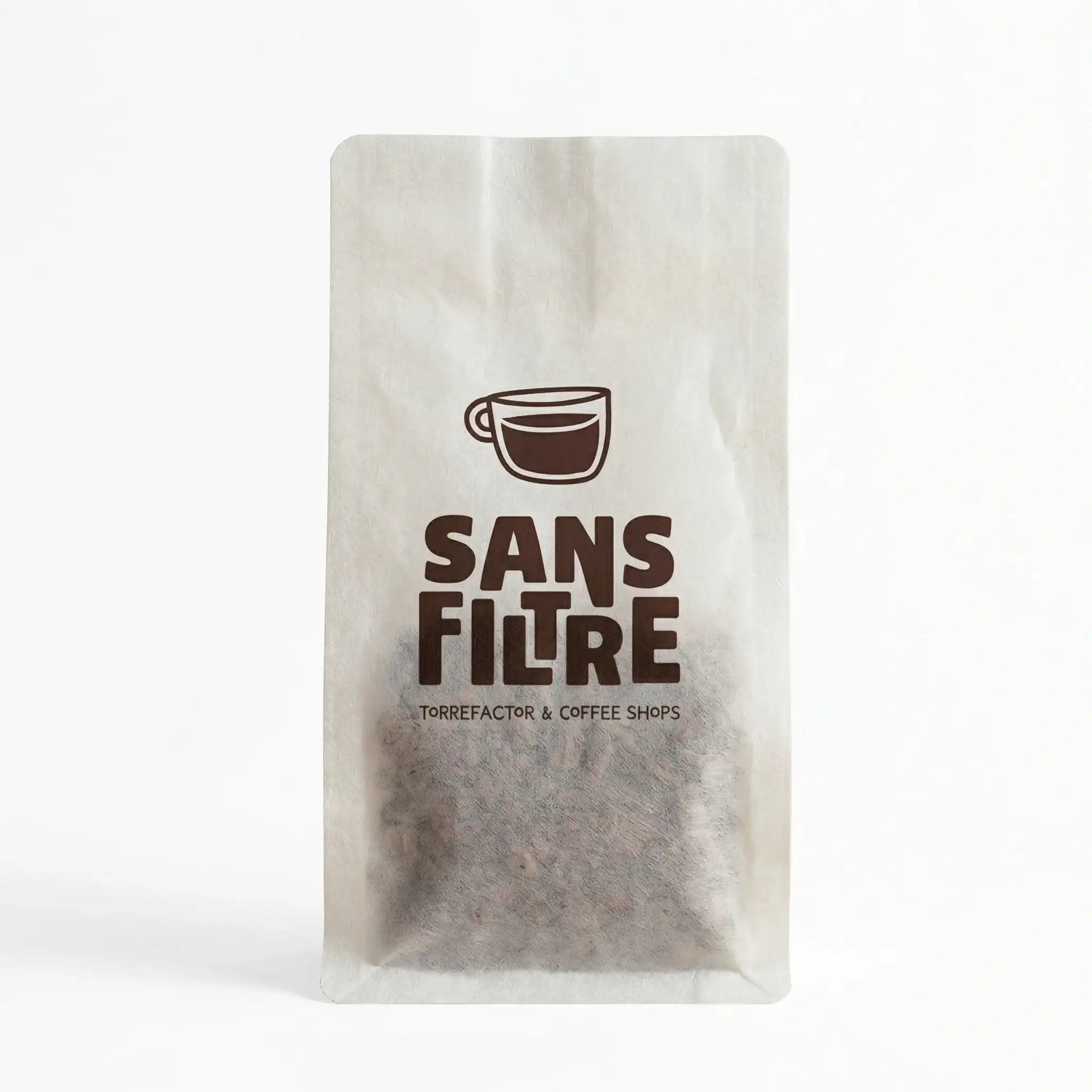 Vertical Tissue Paper Coffee Bag