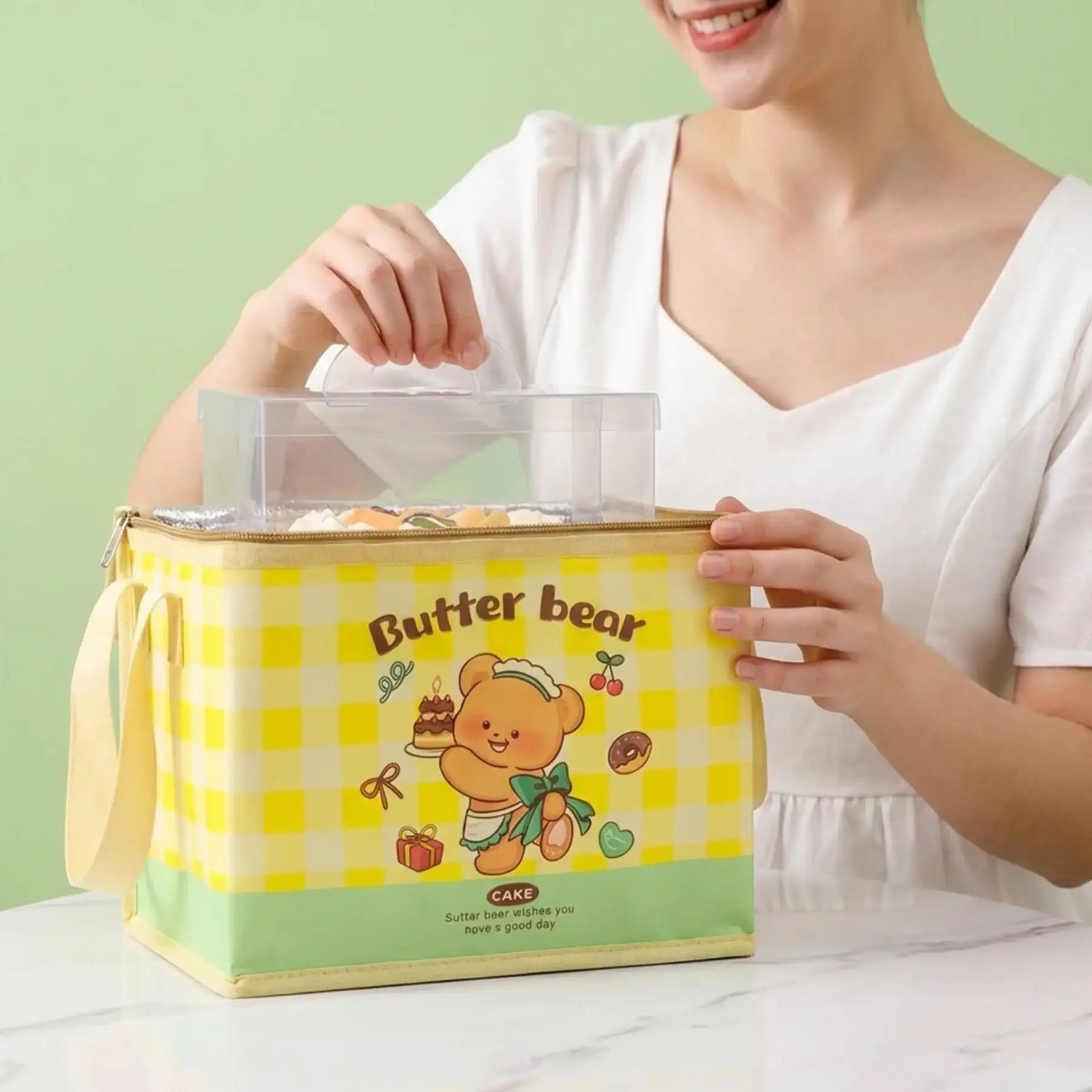 Double Layer Cake Insulated Bags