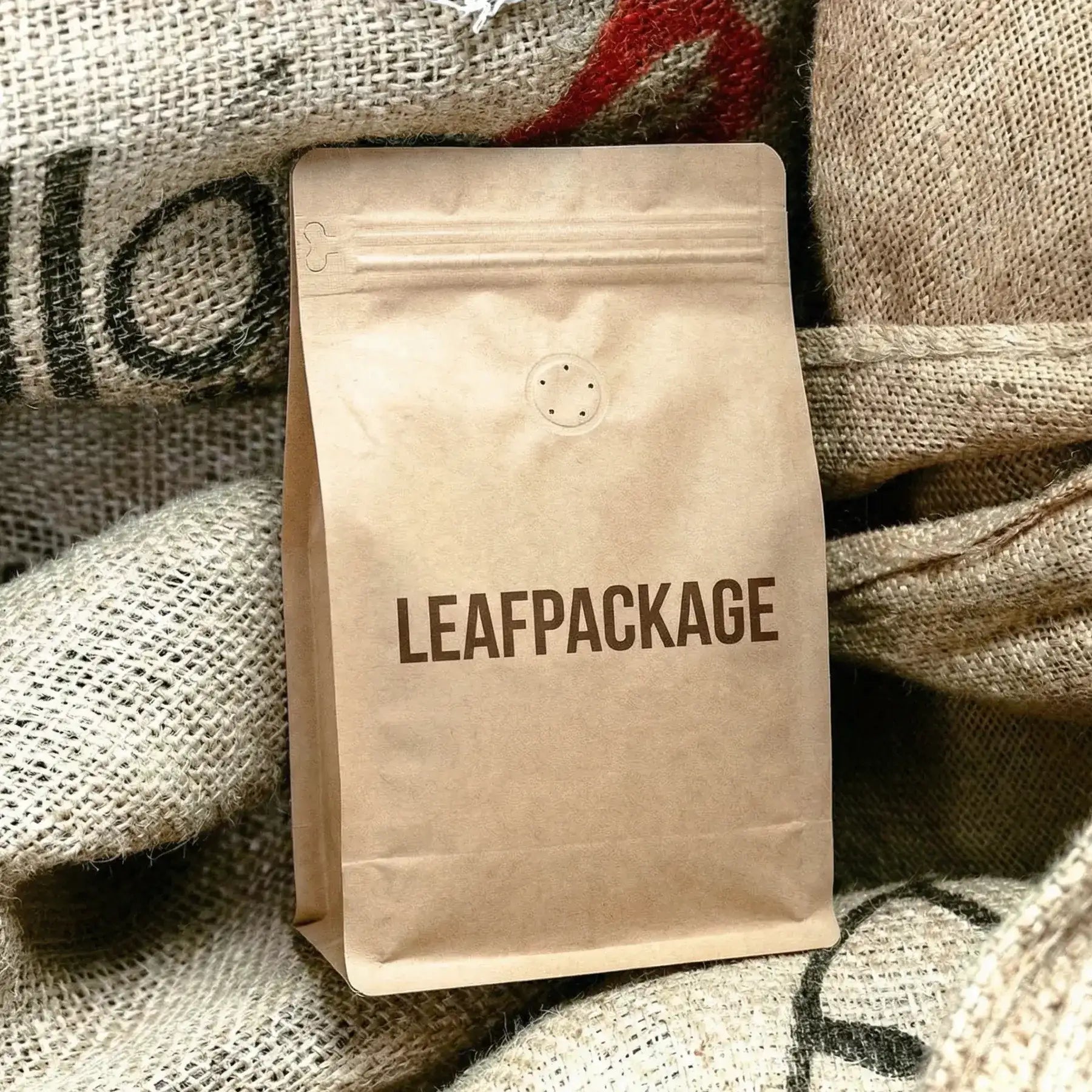 Vertical Kraft Paper Coffee Bags