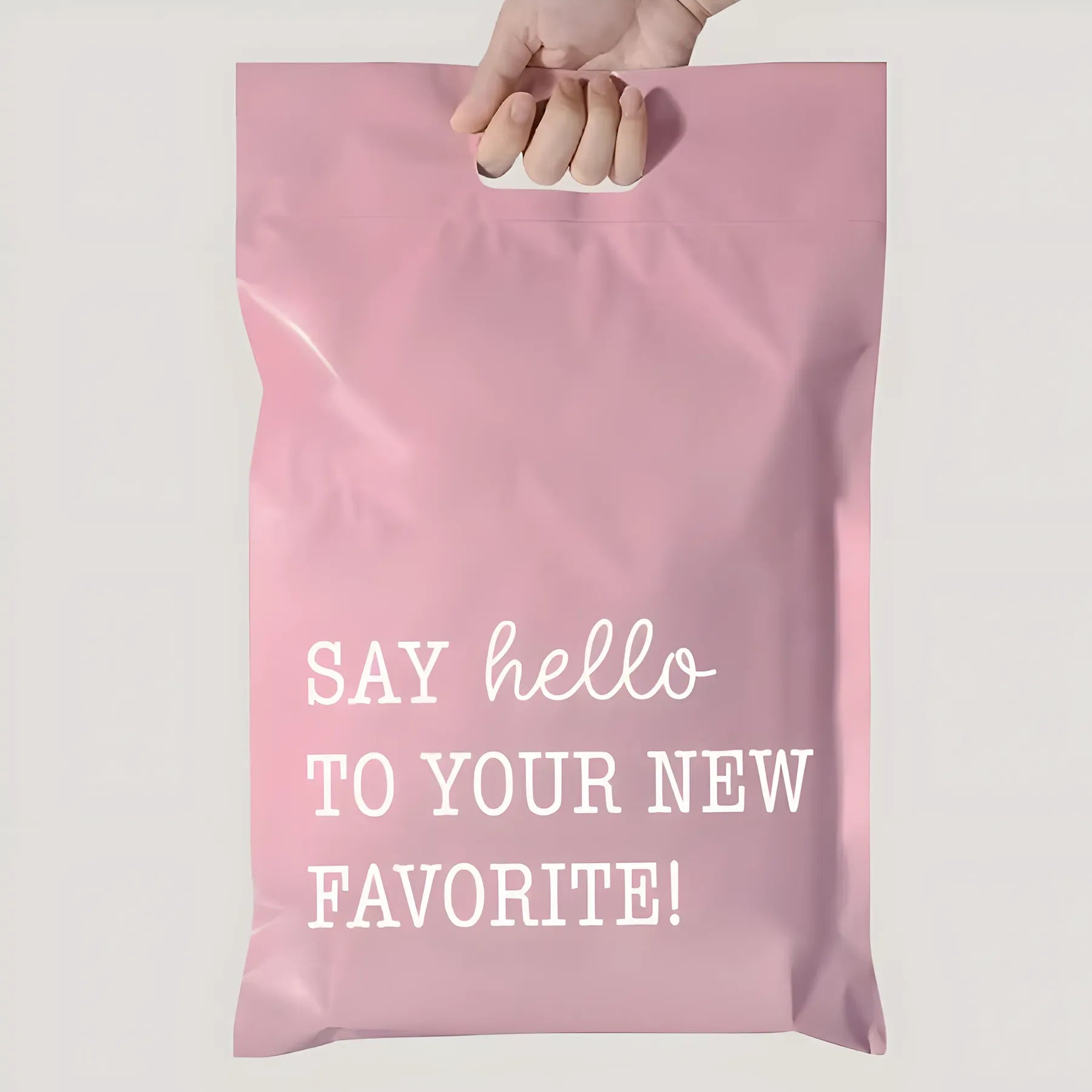 Handle Plastic Courier Bag