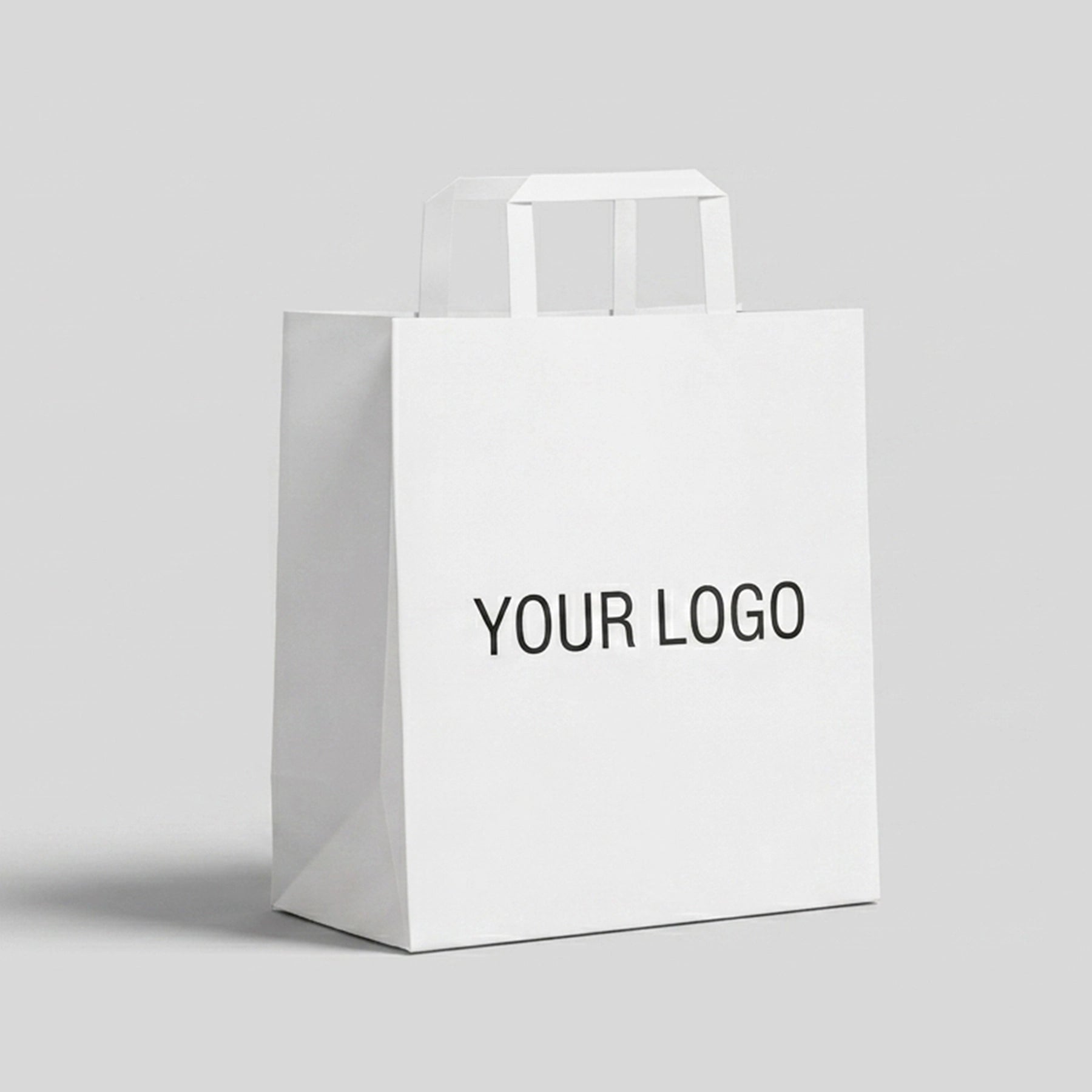 Flat Handle Paper Bags