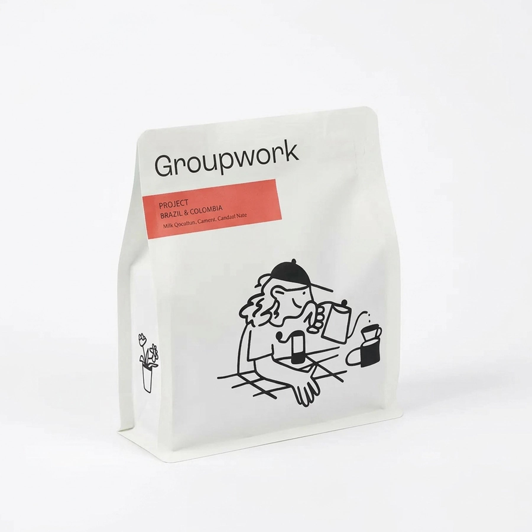 Zipper Flat Bottom Coffee Bag