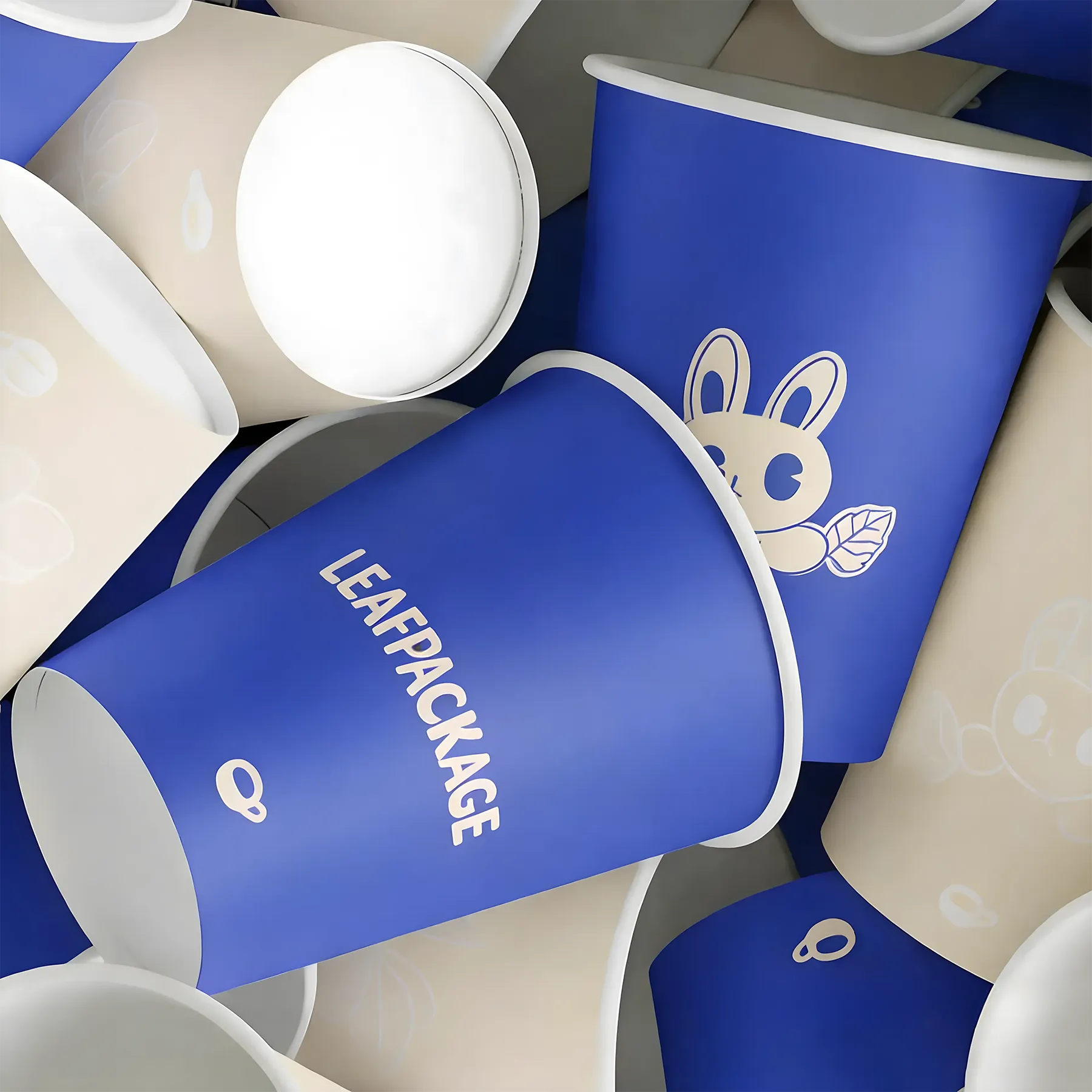 12oz Printed Single Wall Coffee Cups