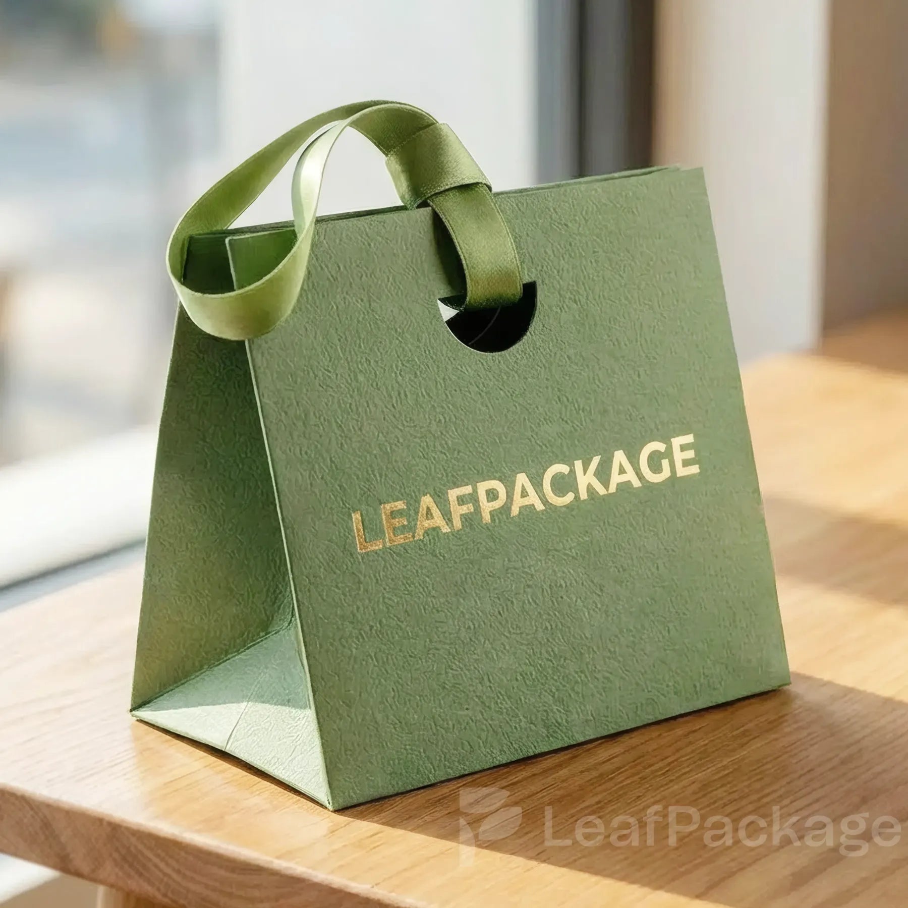 Printed Ribbon Handle Gift Bags