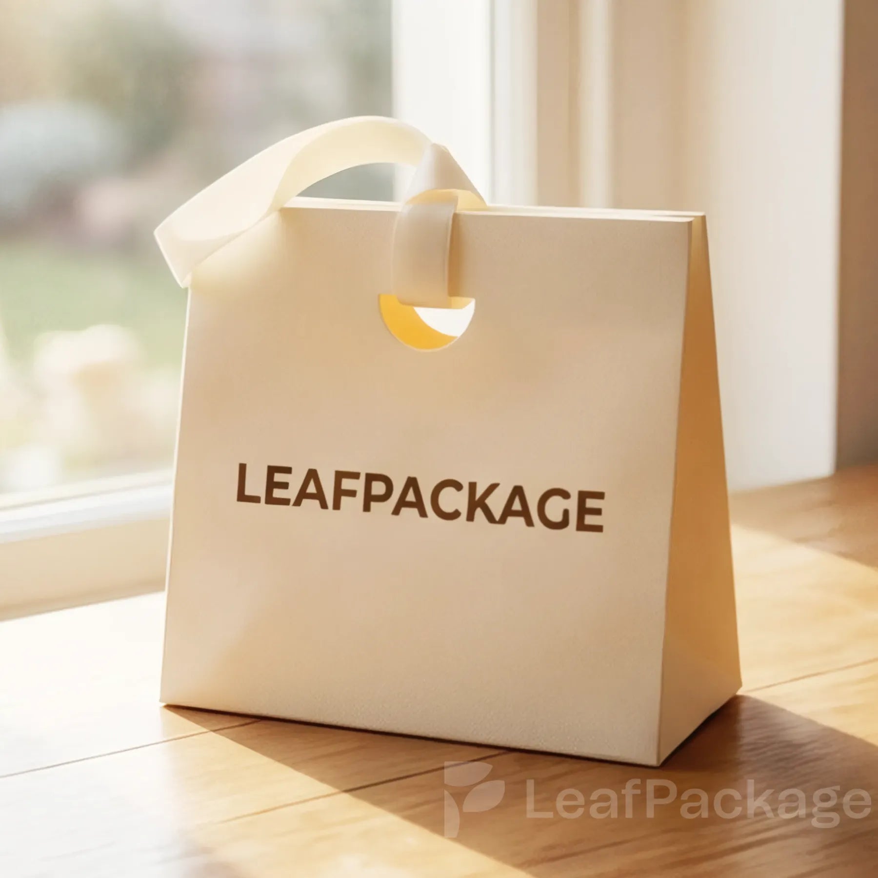 Printed Ribbon Handle Gift Bags