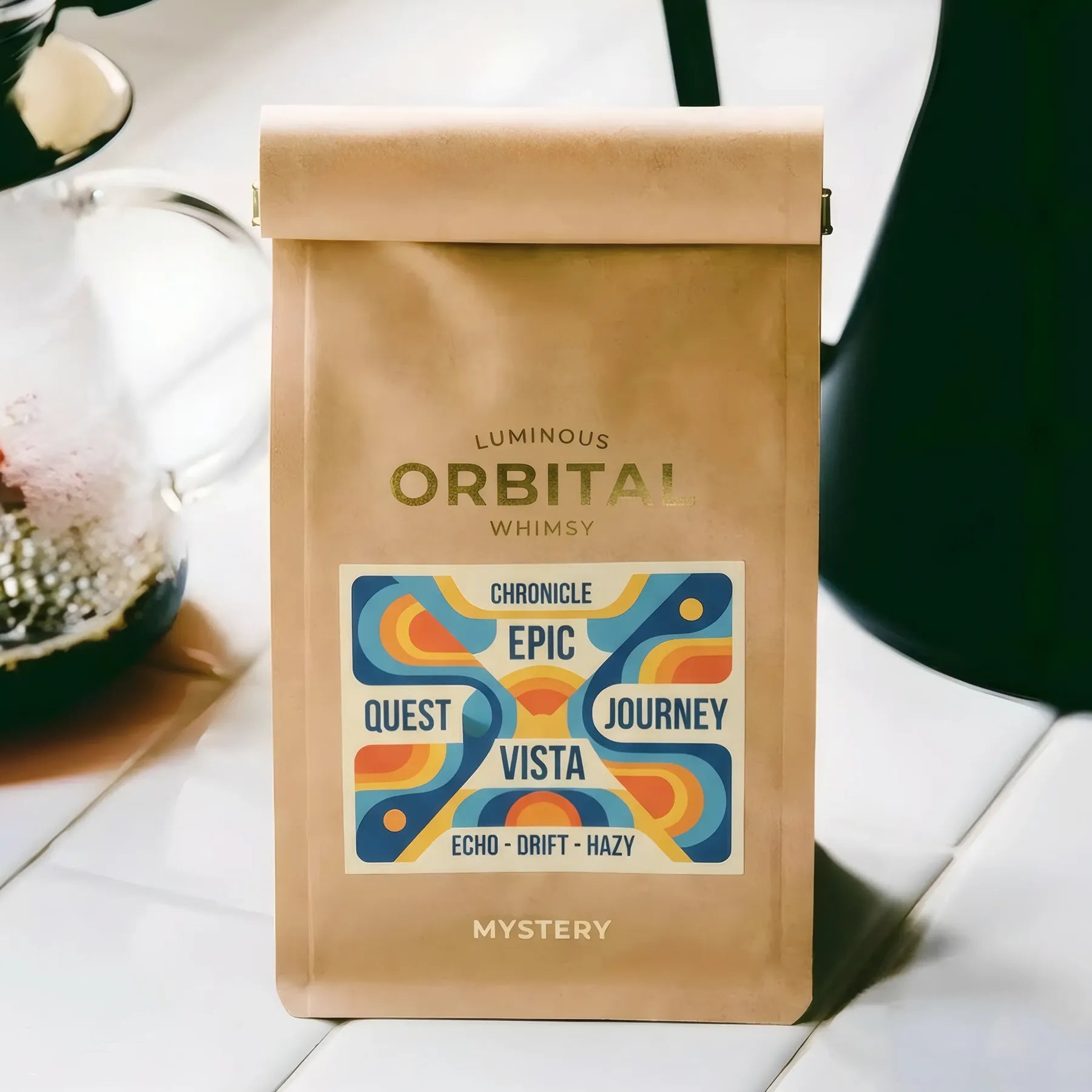 Kraft Tin Tie Coffee Bags
