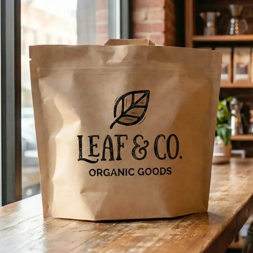 Custom kraft paper packaging bag