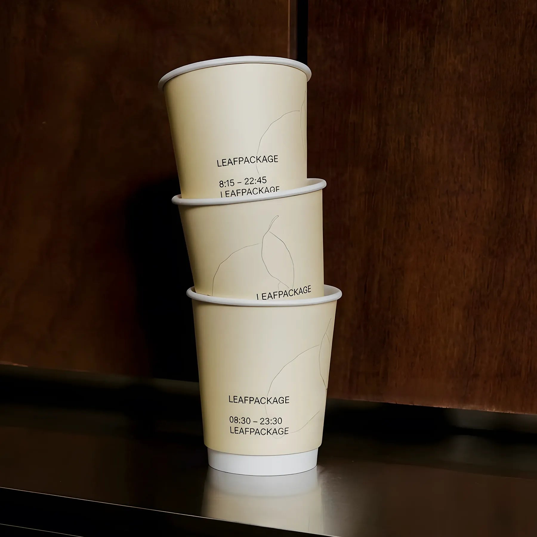 8oz Double Wall Paper Coffee Cups