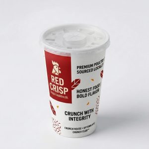 Double-Coated Cold Drink Paper Cups with Lids