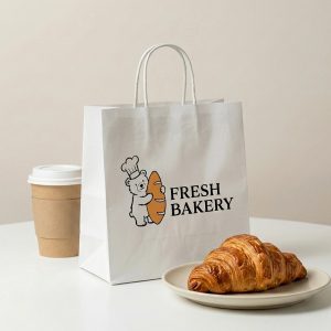Paper Bakery Bags With Logo