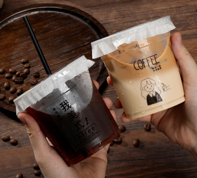 Custom Printed Straight-Sided PET Bubble Tea Cup