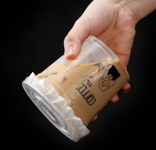 Custom Printed Straight-Sided PET Bubble Tea Cup