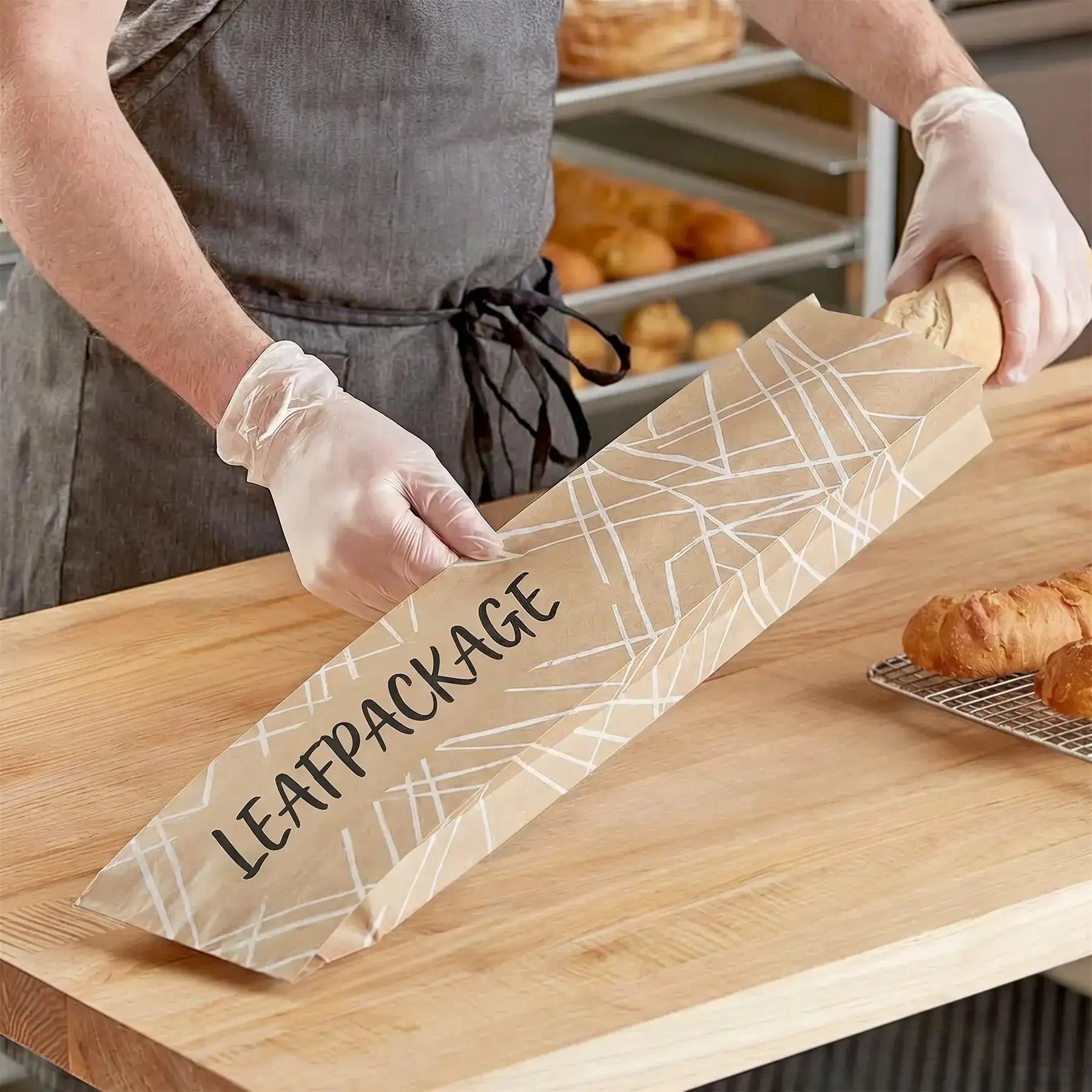 Long Kraft Bread Bags