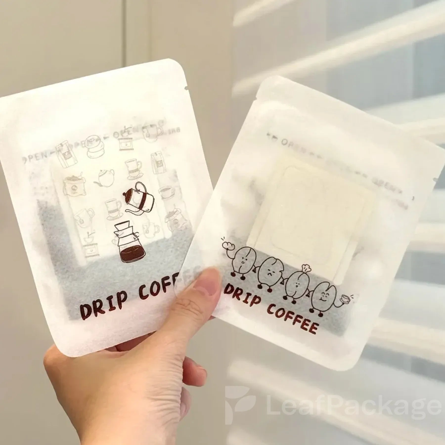 Tissue Paper Drip Coffee Bag