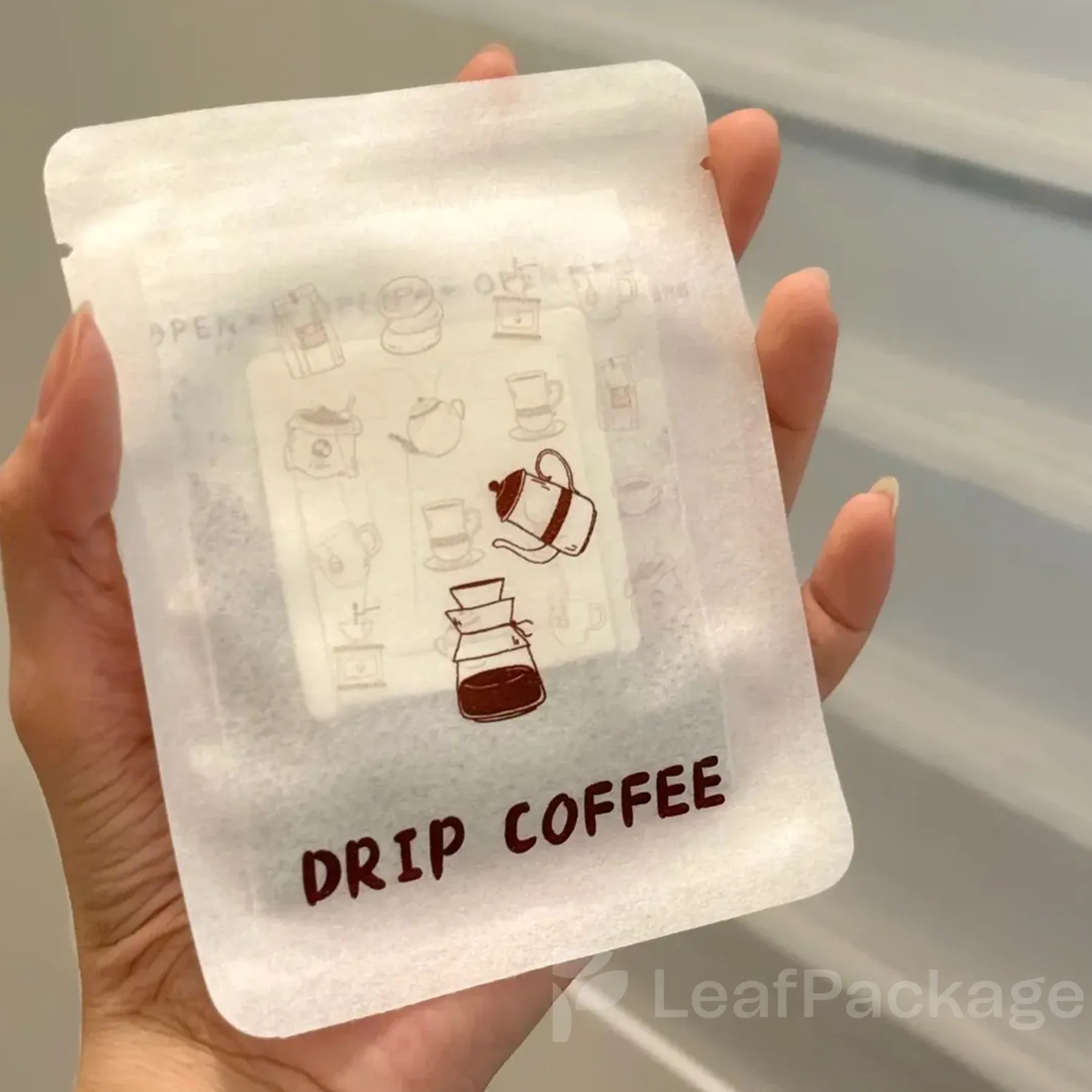 Tissue Paper Drip Coffee Bag