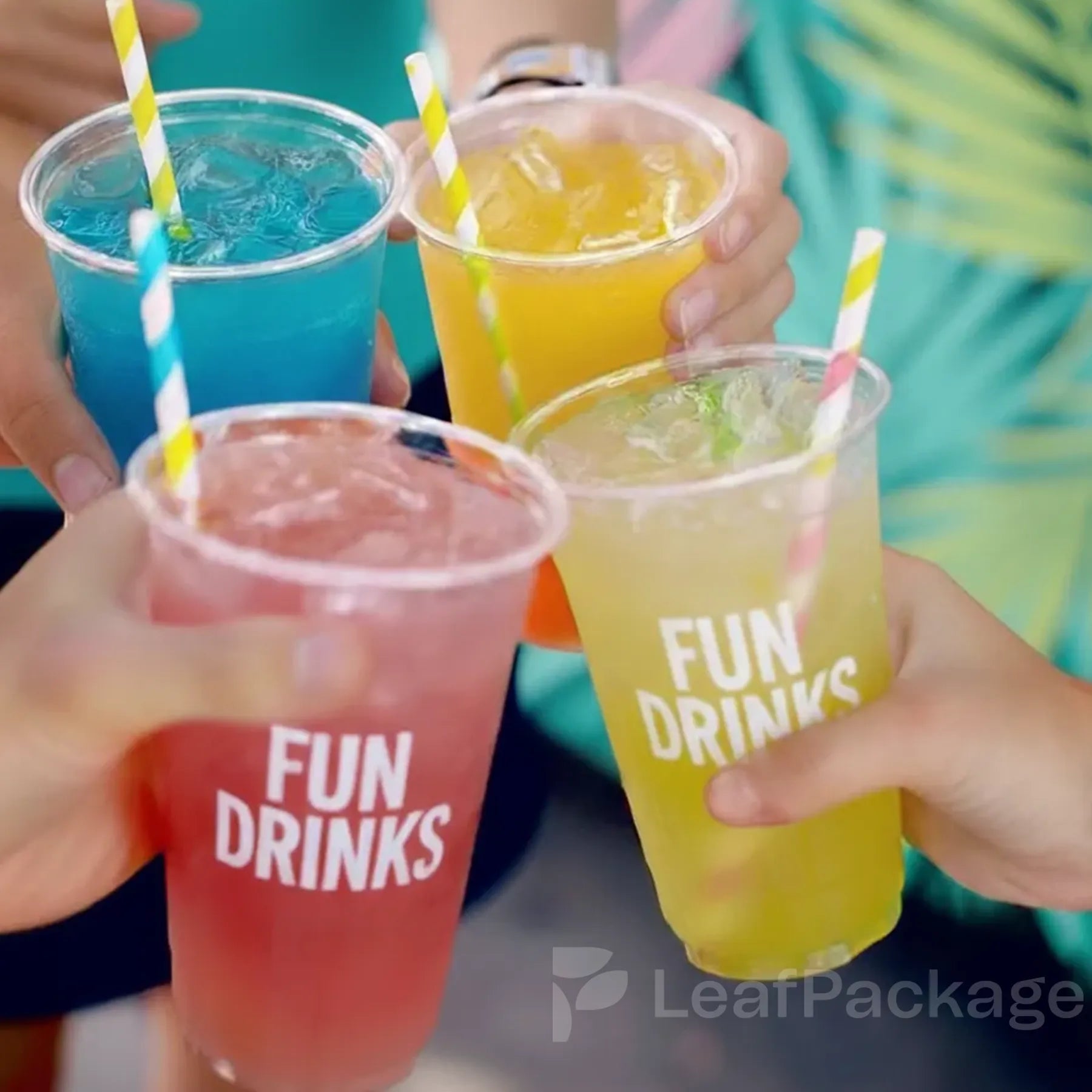 Clear Plastic Cups with Logo