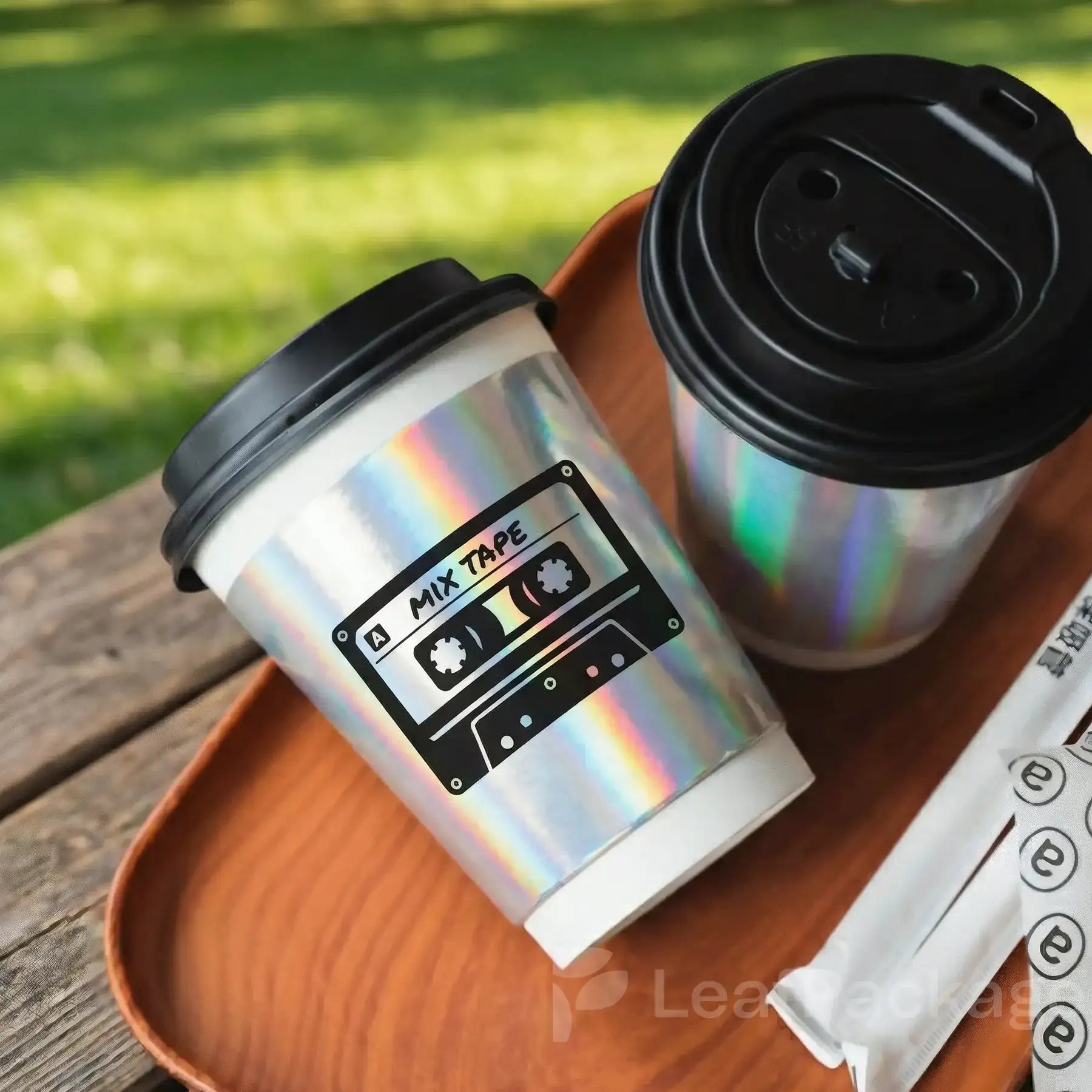 Holographic Paper Coffee Cup