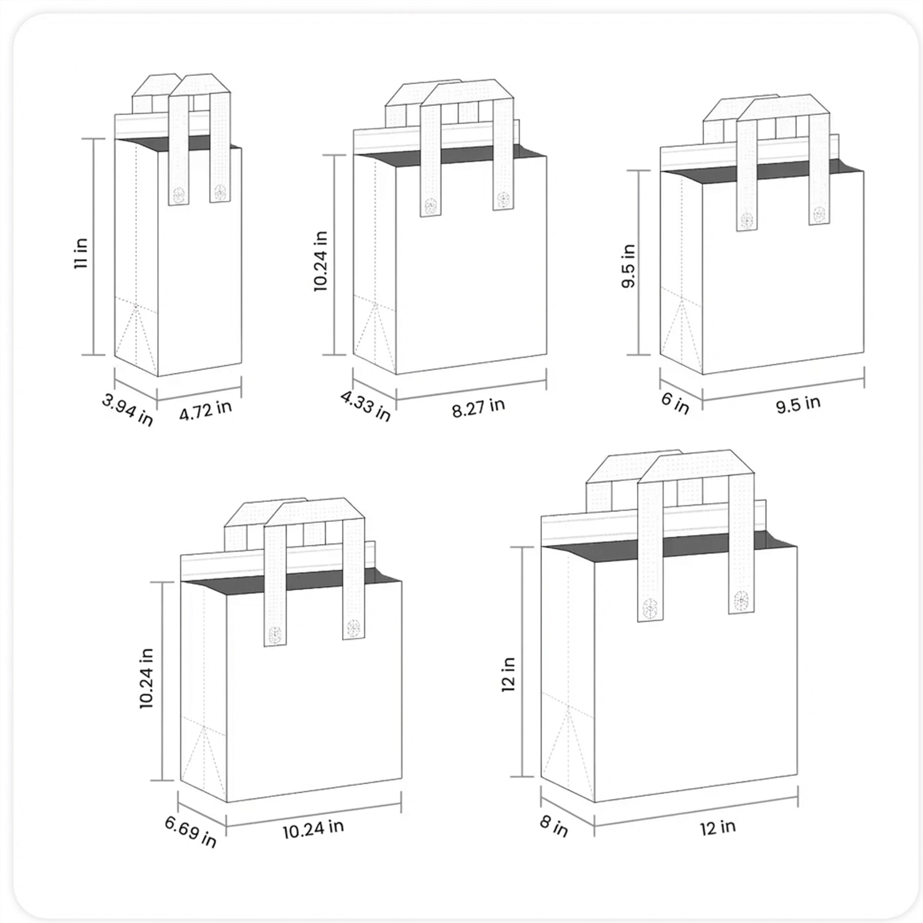 Insulated Food Delivery Cooler Bag