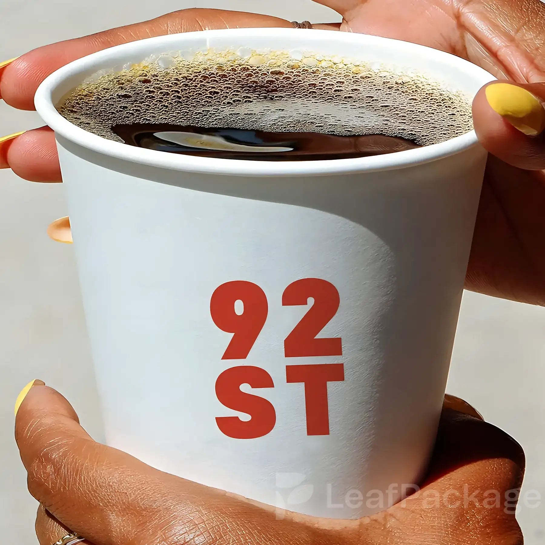 Printed Single Wall Coffee Cups