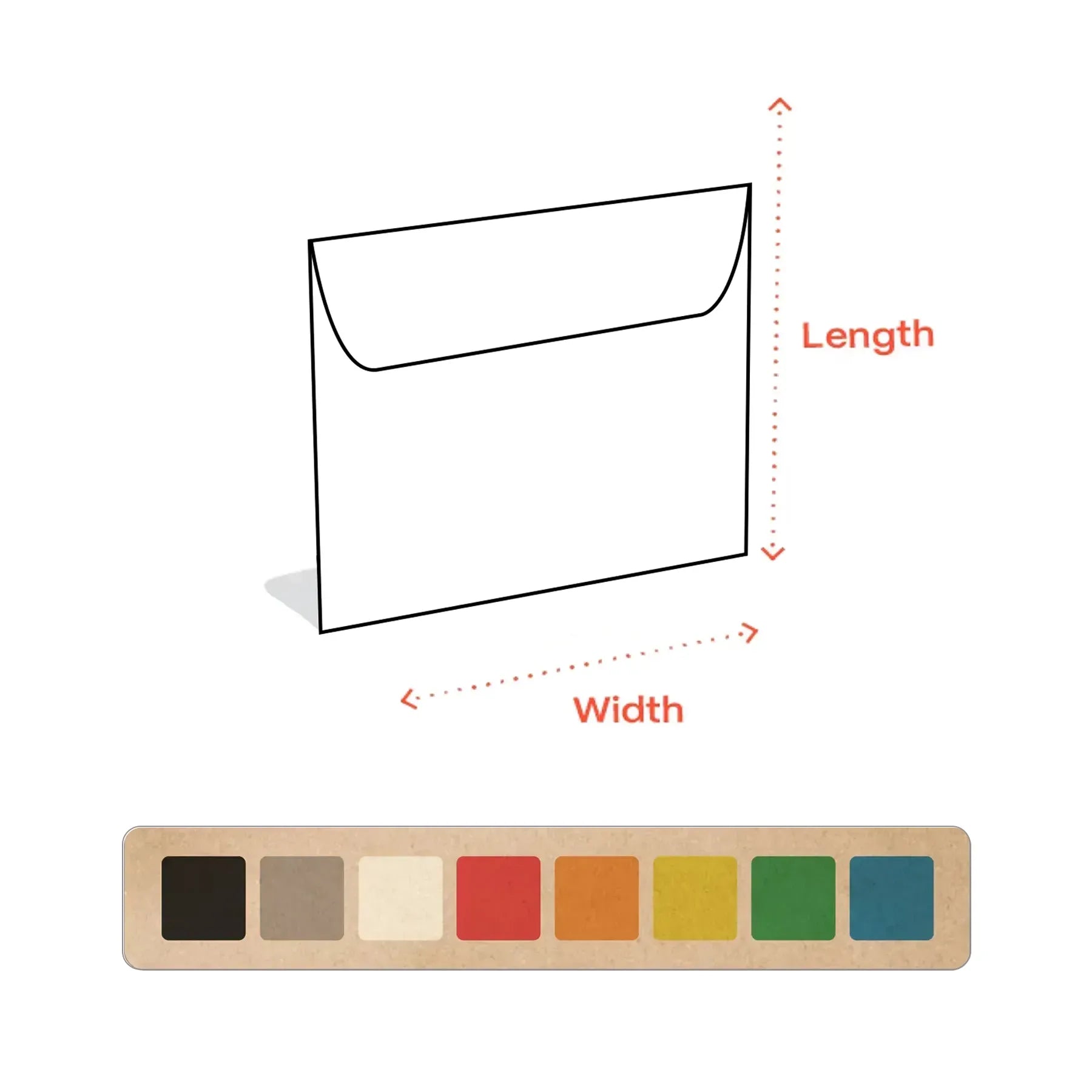 Flat-Seal Washable Kraft Paper File Envelopes