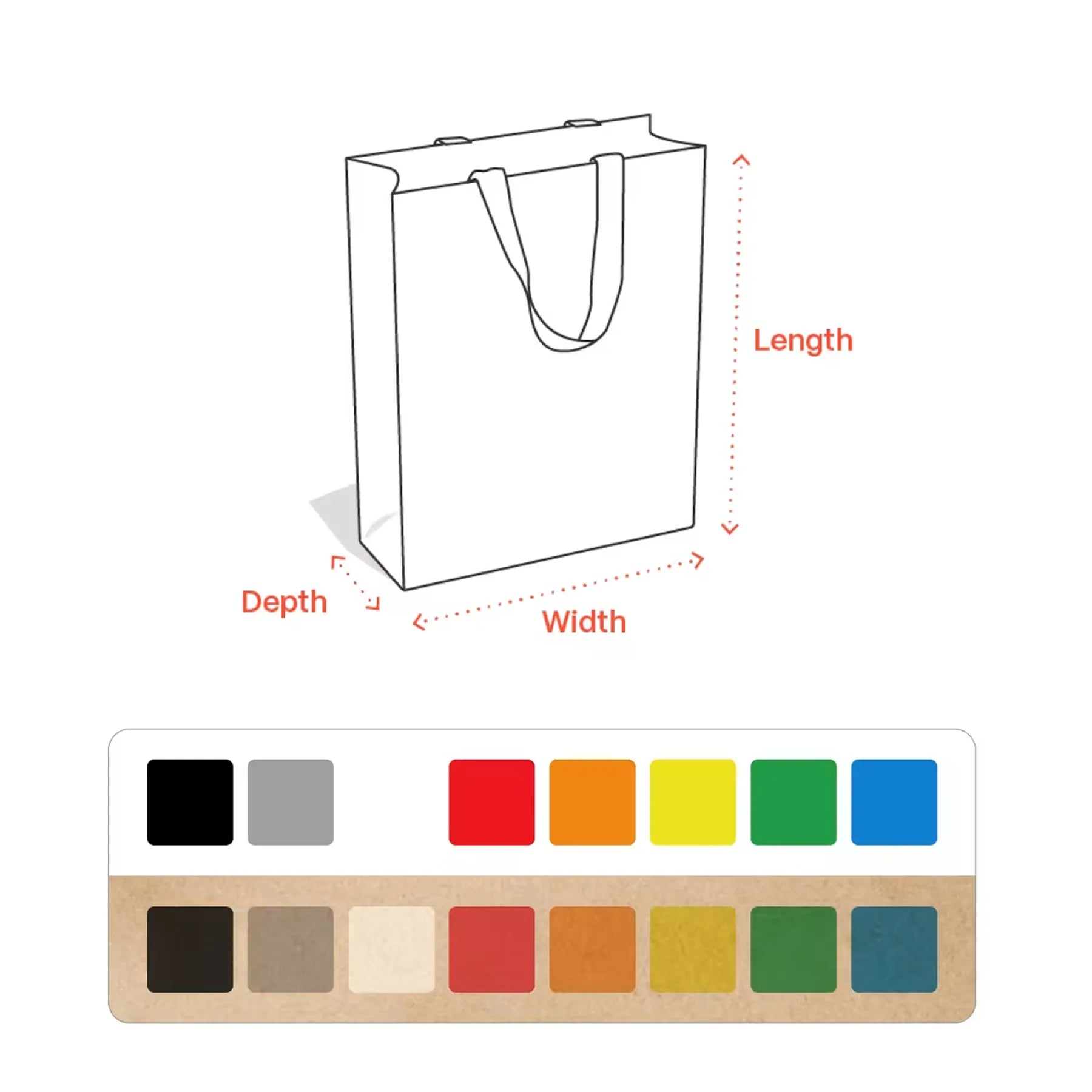Reusable Grocery Waterproof Tote Bag