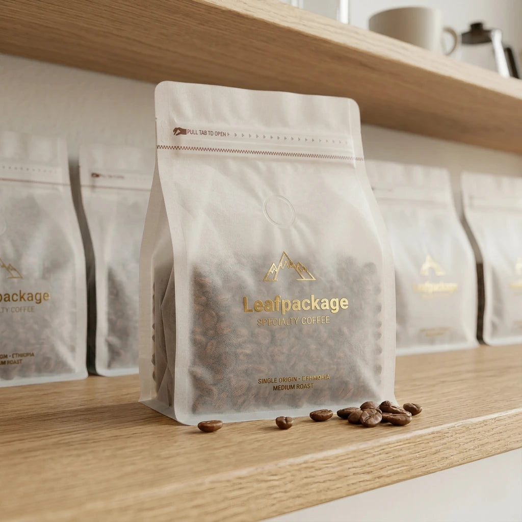 Tissue Paper Coffee Bag with Low-MOQ Trial Orders