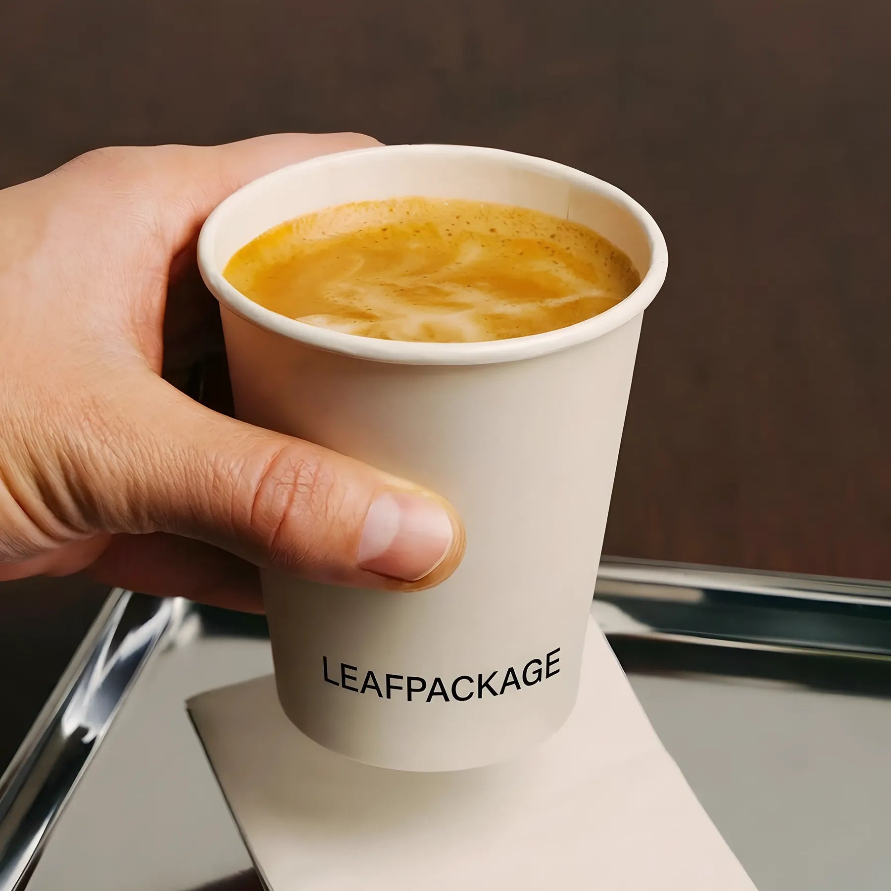 8oz Printed Single Wall Coffee Cups