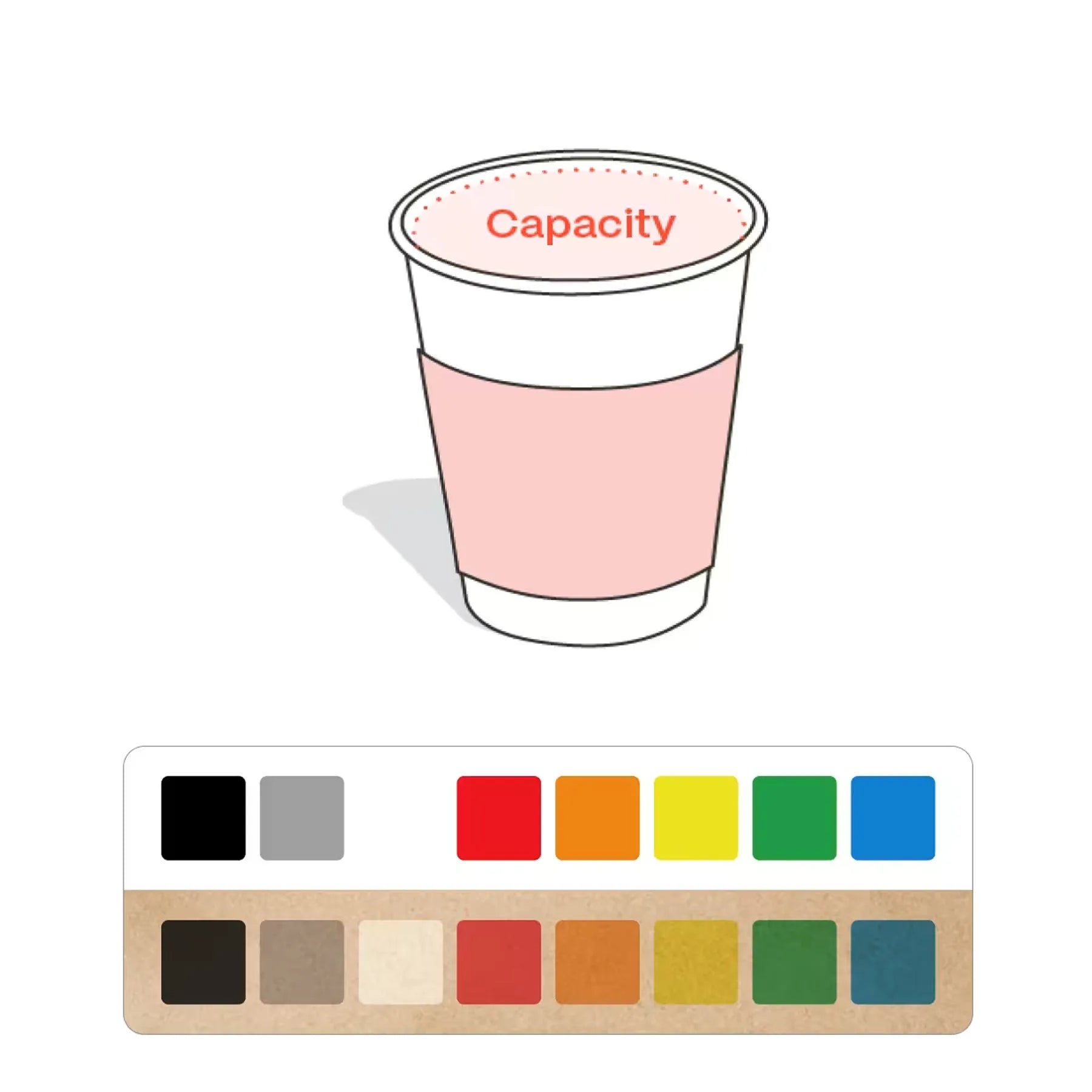 Printed Coffee Cup Sleeves