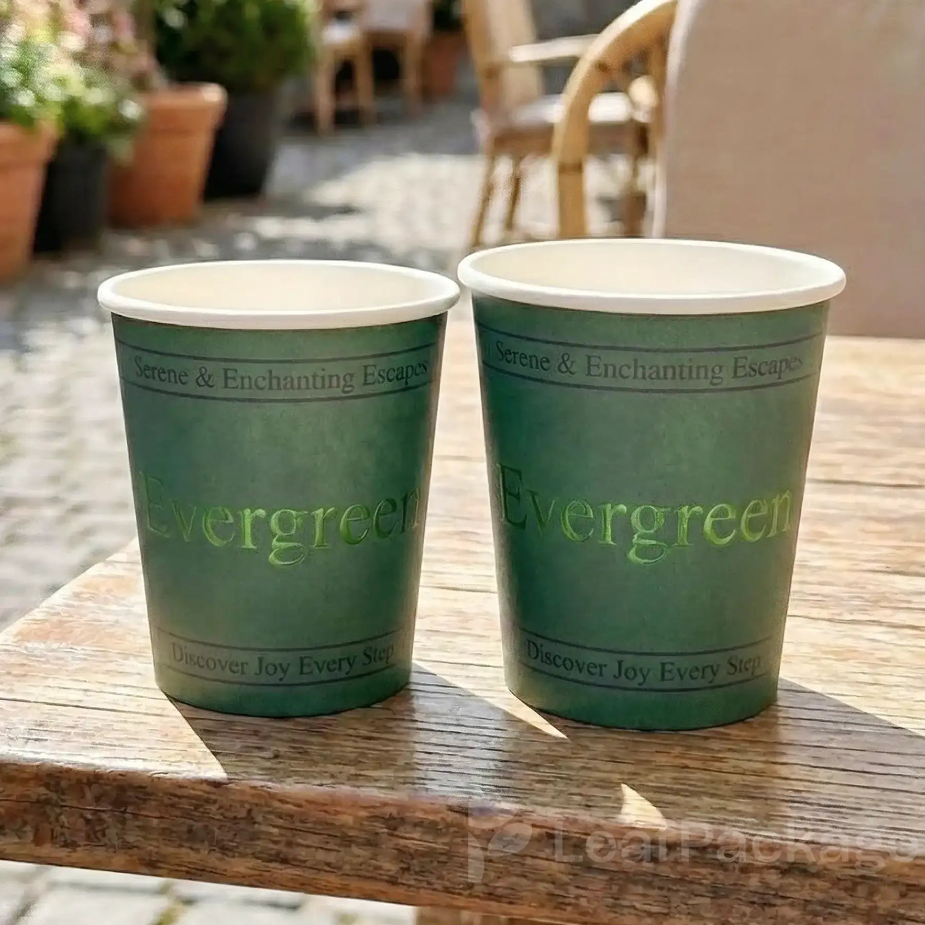 Foil Stamped Paper Coffee Cup