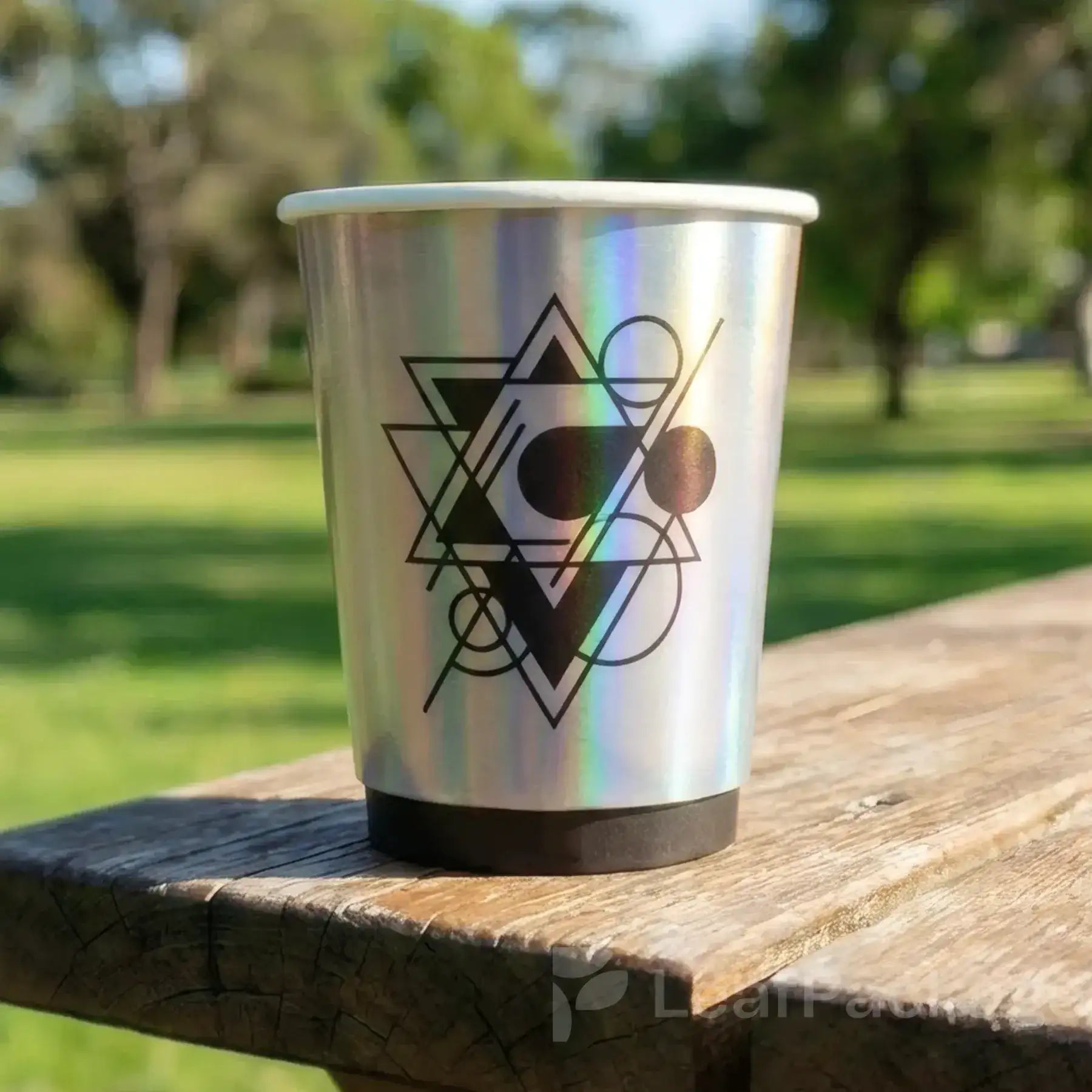 Holographic Paper Coffee Cup