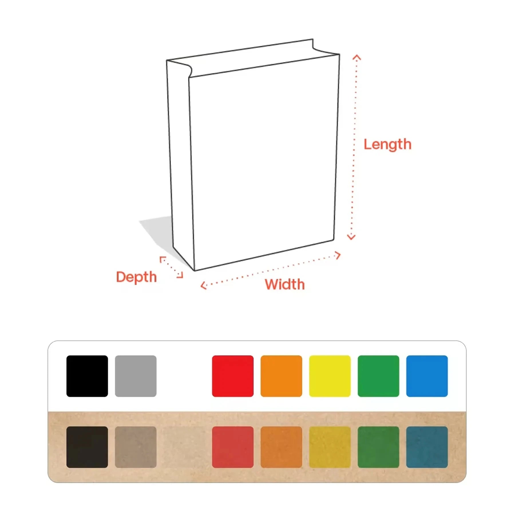Kraft SOS Food Paper Bags