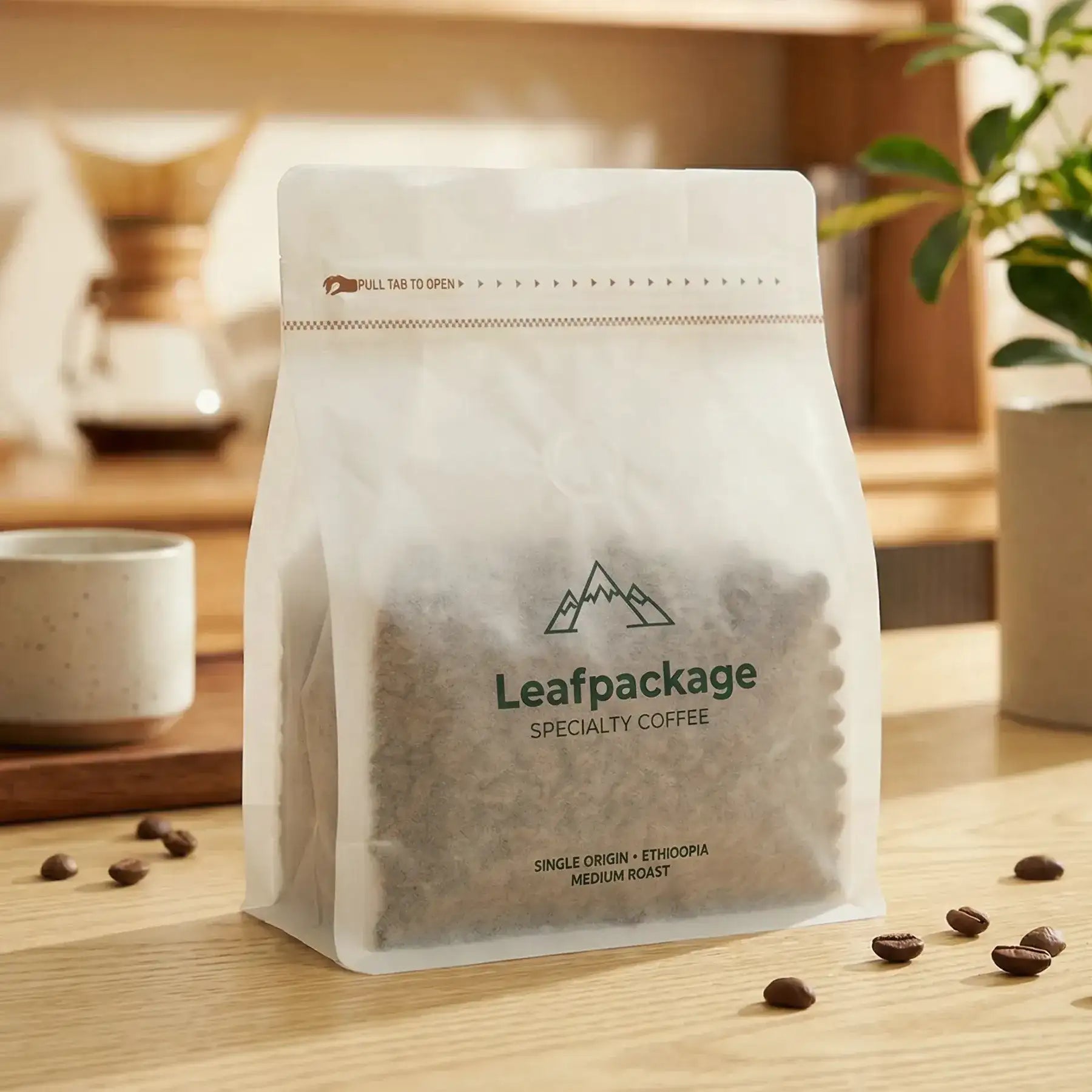 Tissue Paper Coffee Bag with Low-MOQ Trial Orders