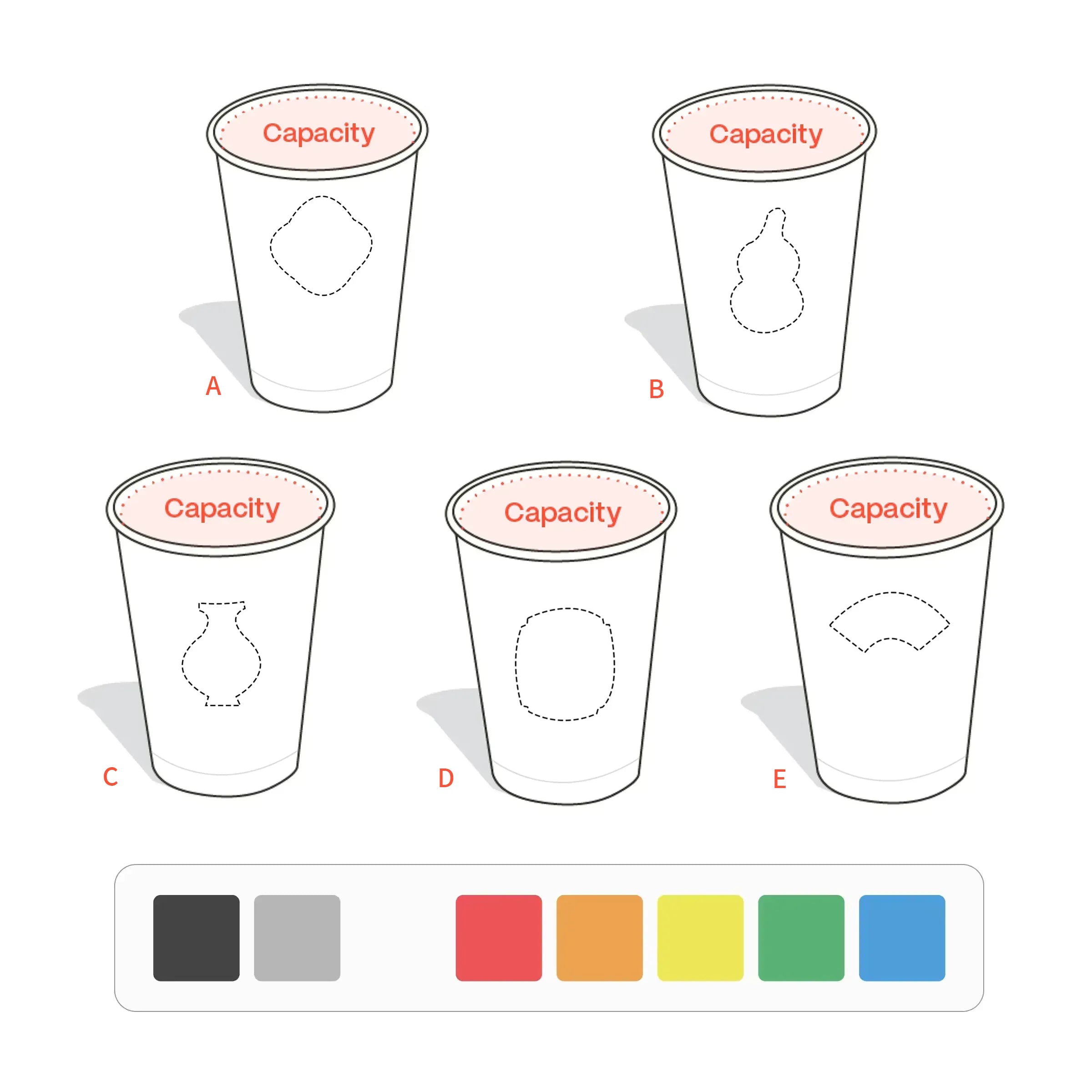 Die-Cut Window Paper Cups